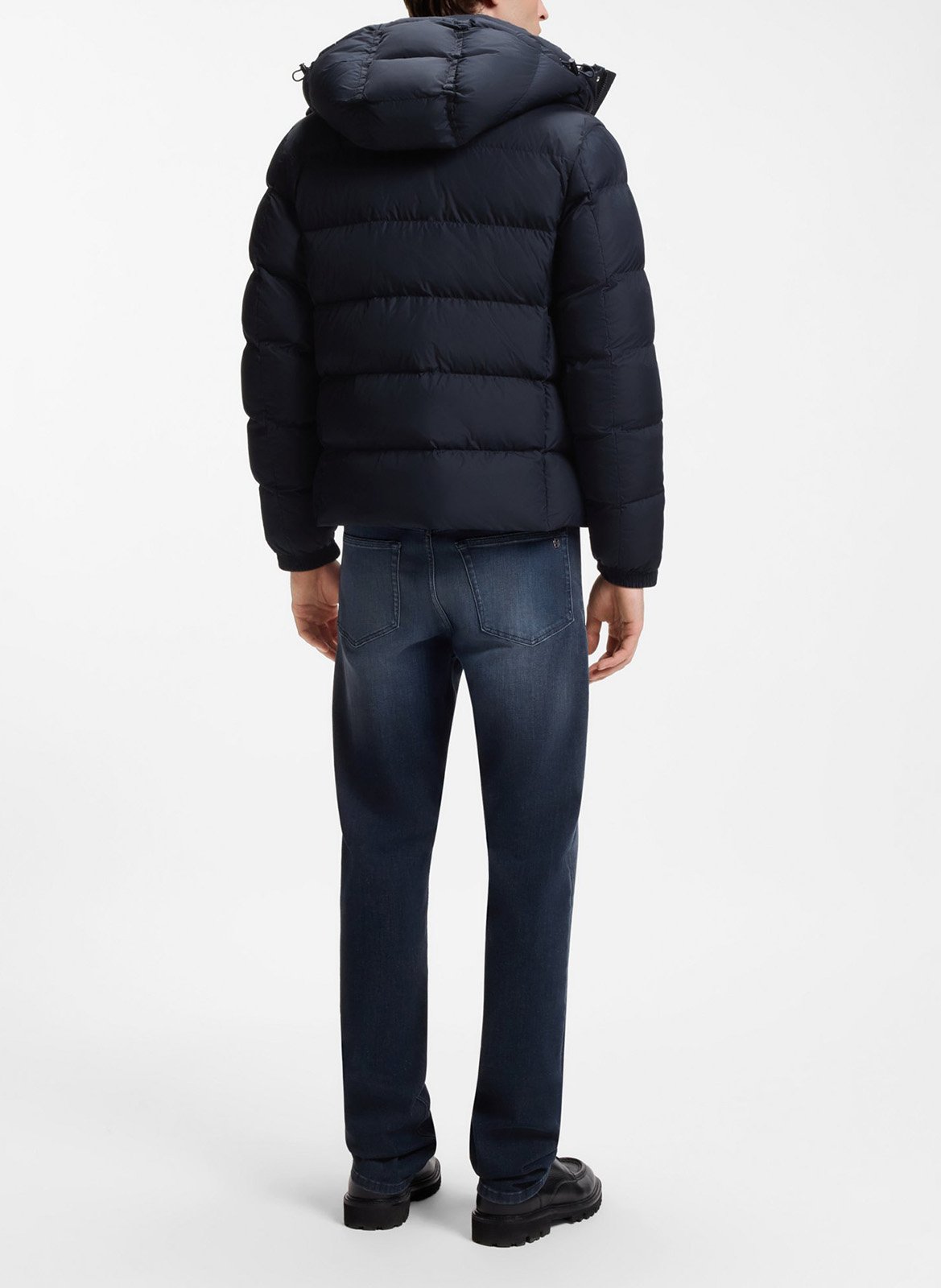 Doudoune col montant BOSS Bleu