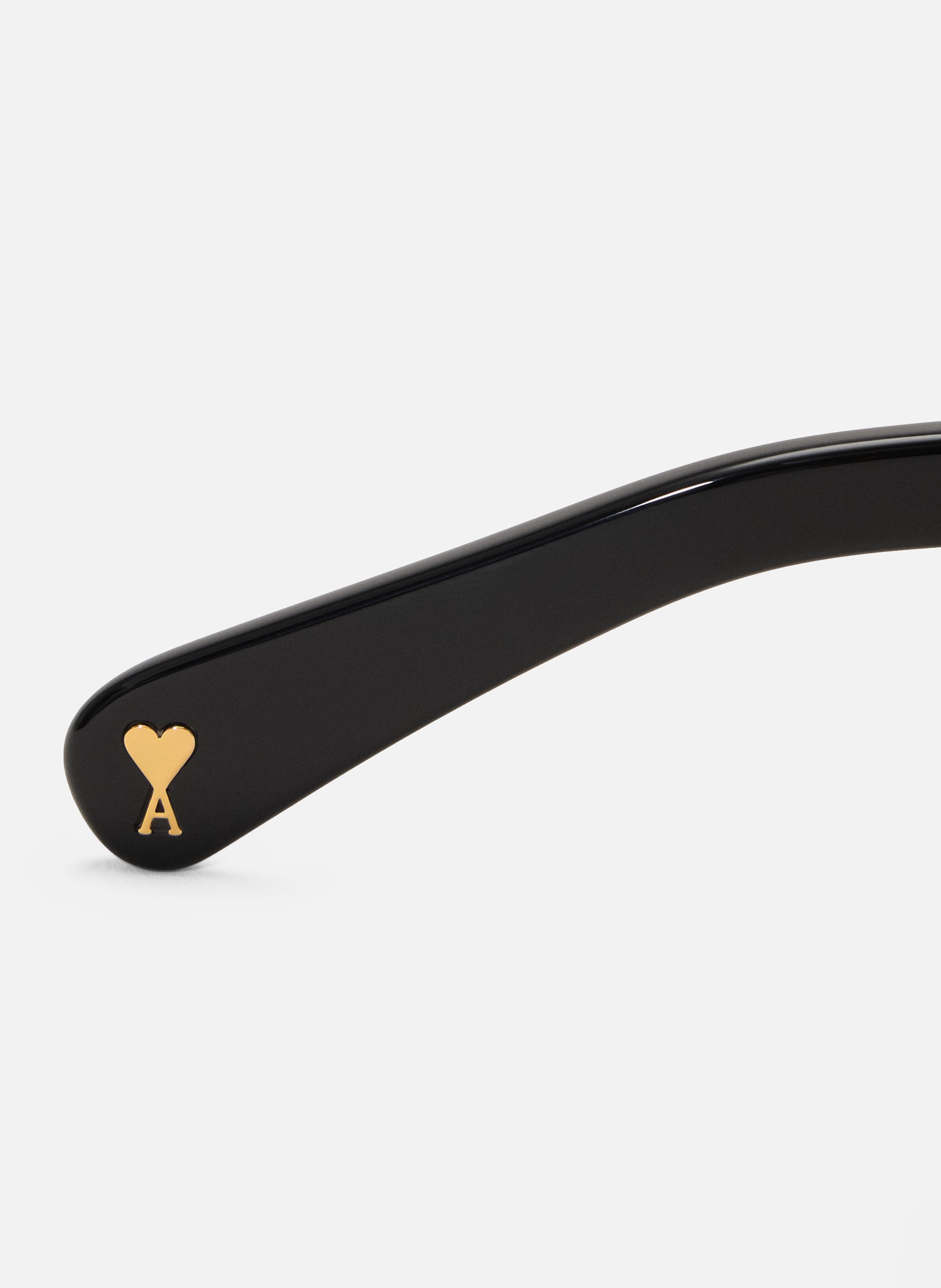 Lunettes de soleil 75020 en acétate unisexes AMI PARIS Noir