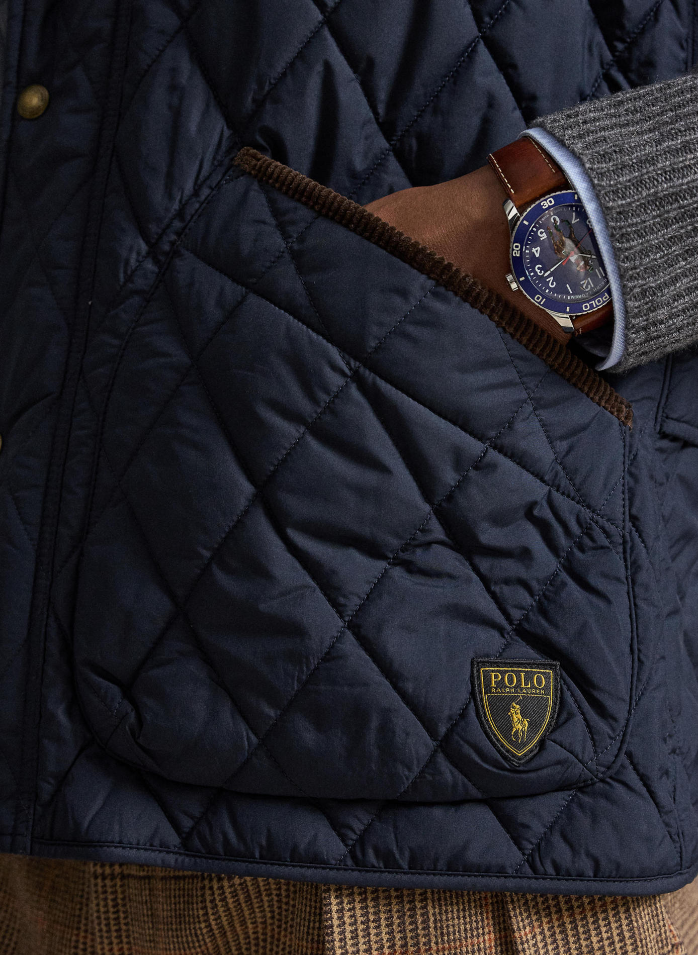 Steppjacke mit Stehkragen POLO RALPH LAUREN Blau