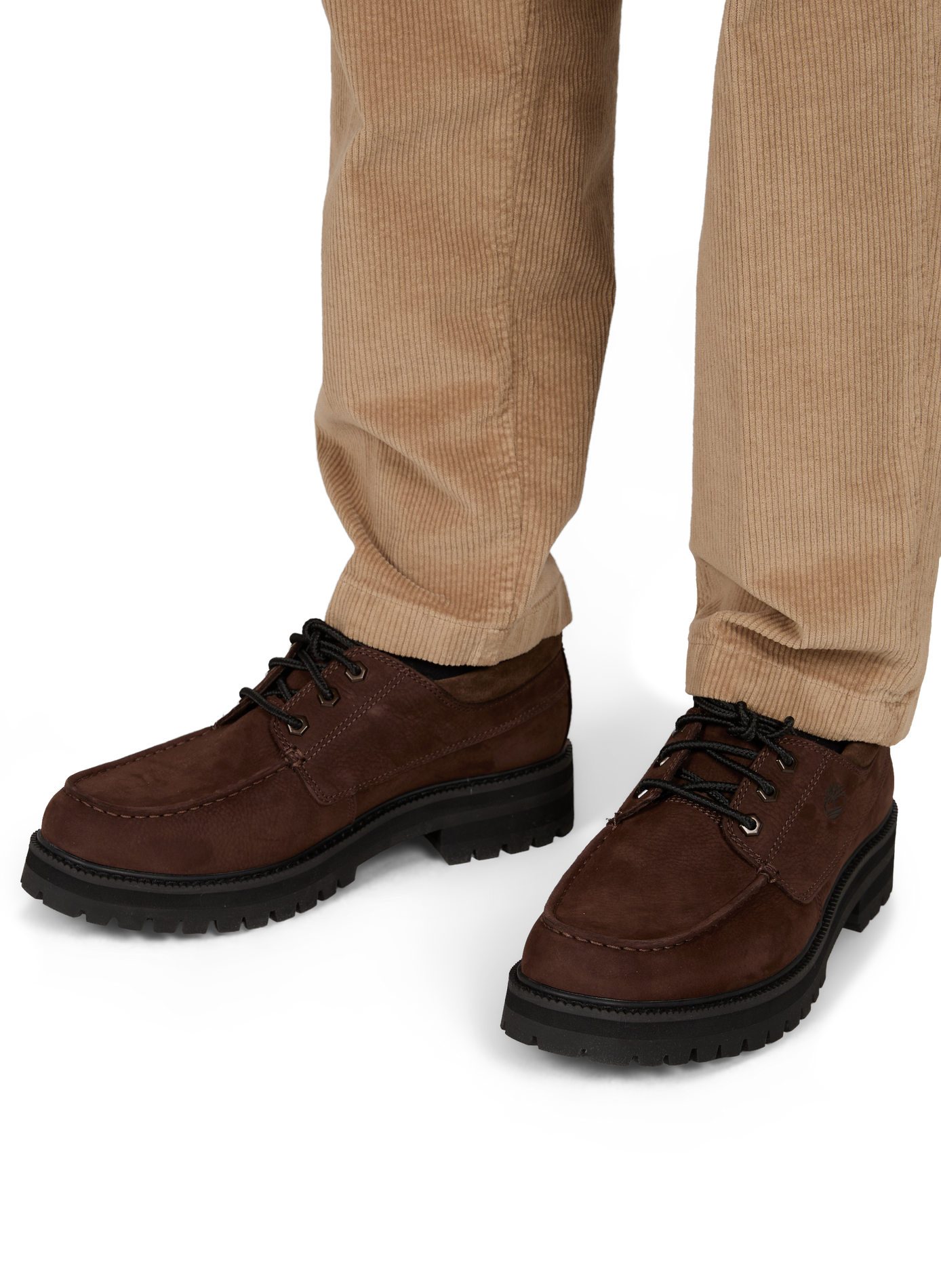 Derbies met gegroefde zool van leer TIMBERLAND Bruin