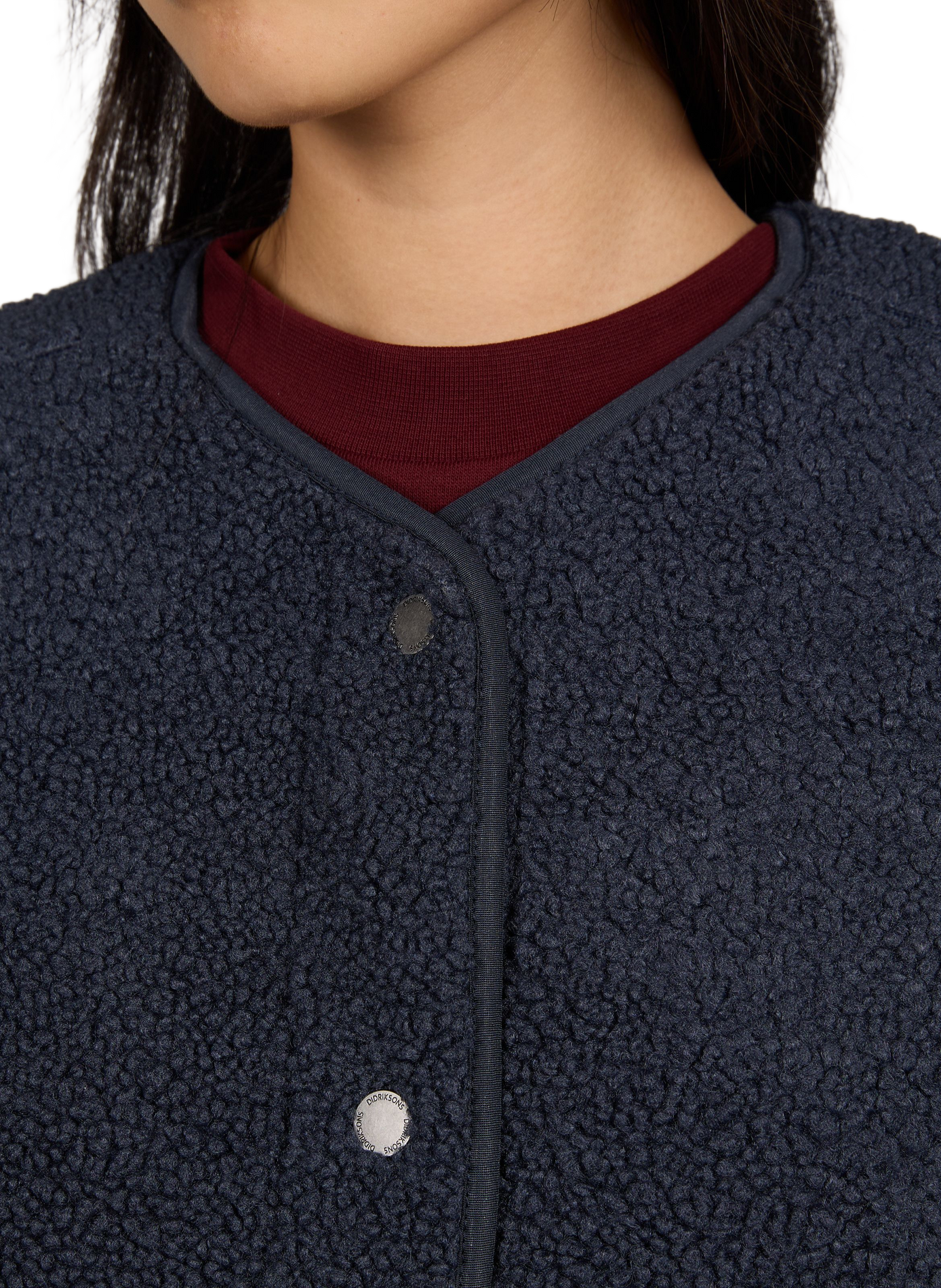 SELMA jacket in soft fleece DIDRIKSONS Blue
