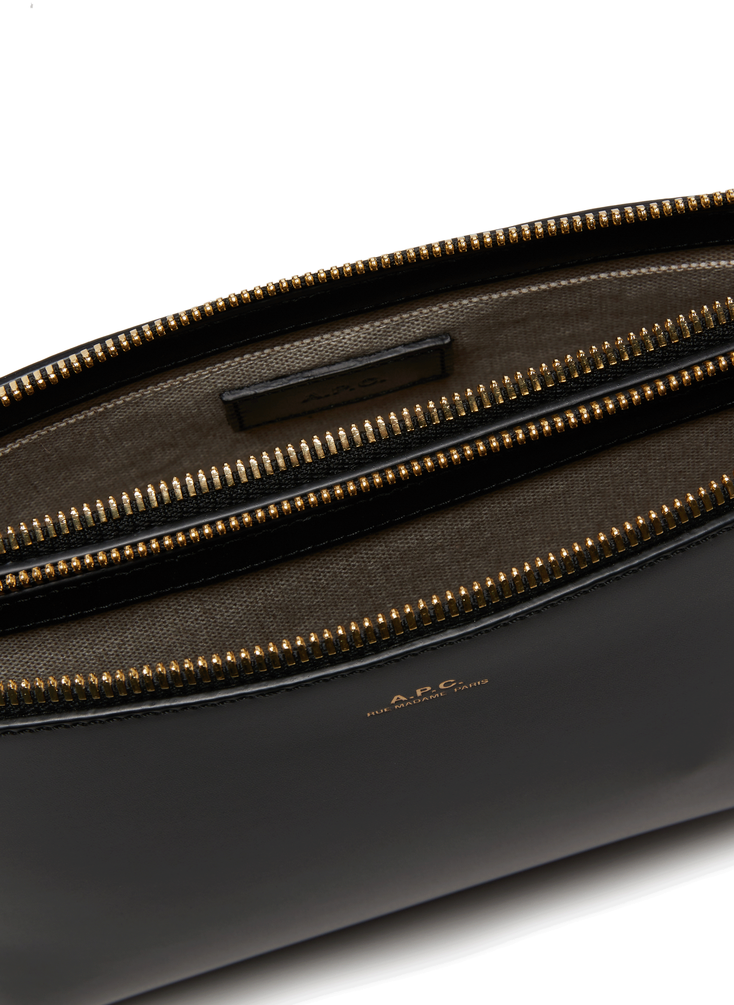 Sarah leather bag A.P.C. Black