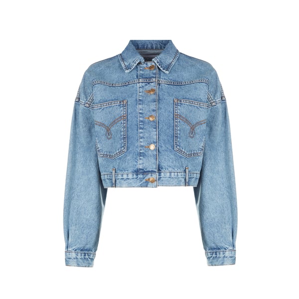 Veste en jean courte