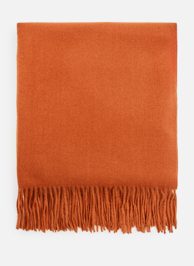 Plain fringed scarf  SAISON 1865