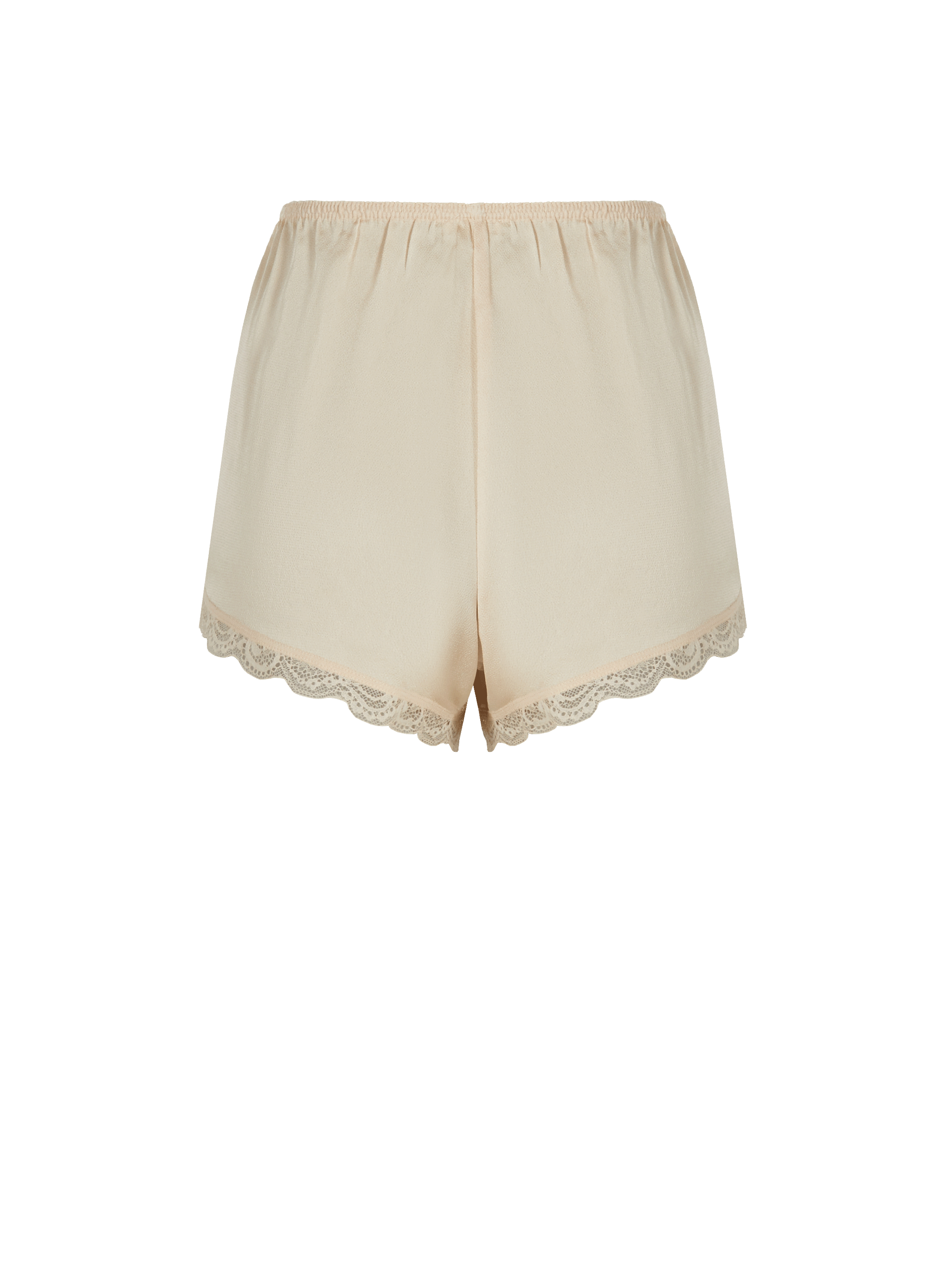 Short à détails dentelle