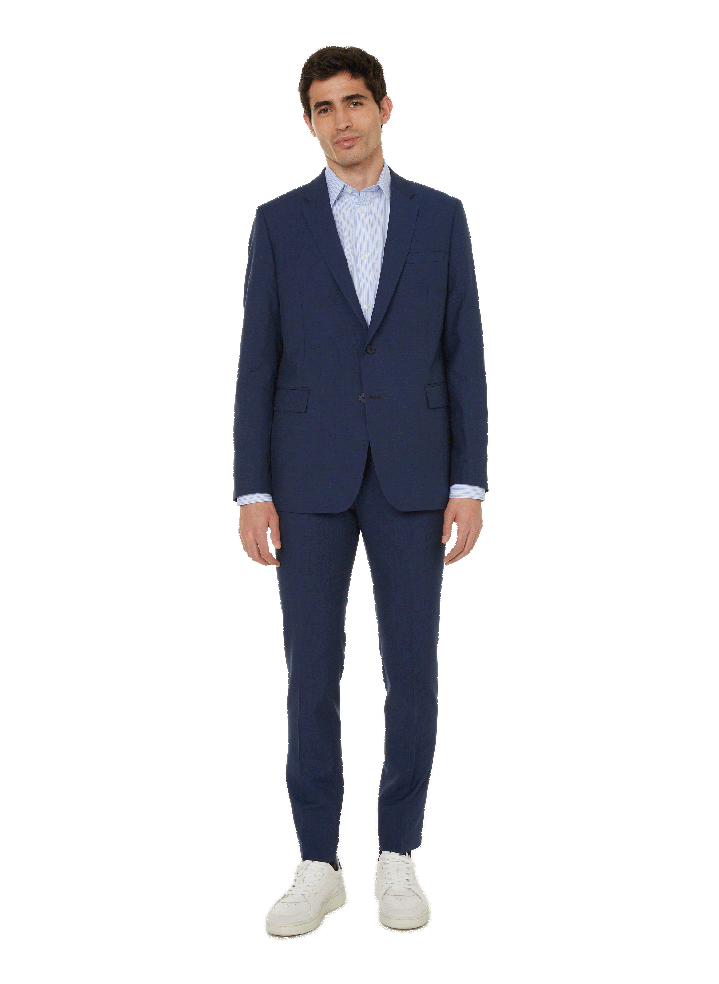 Wool-blend suit trousers  SAISON 1865 Blue
