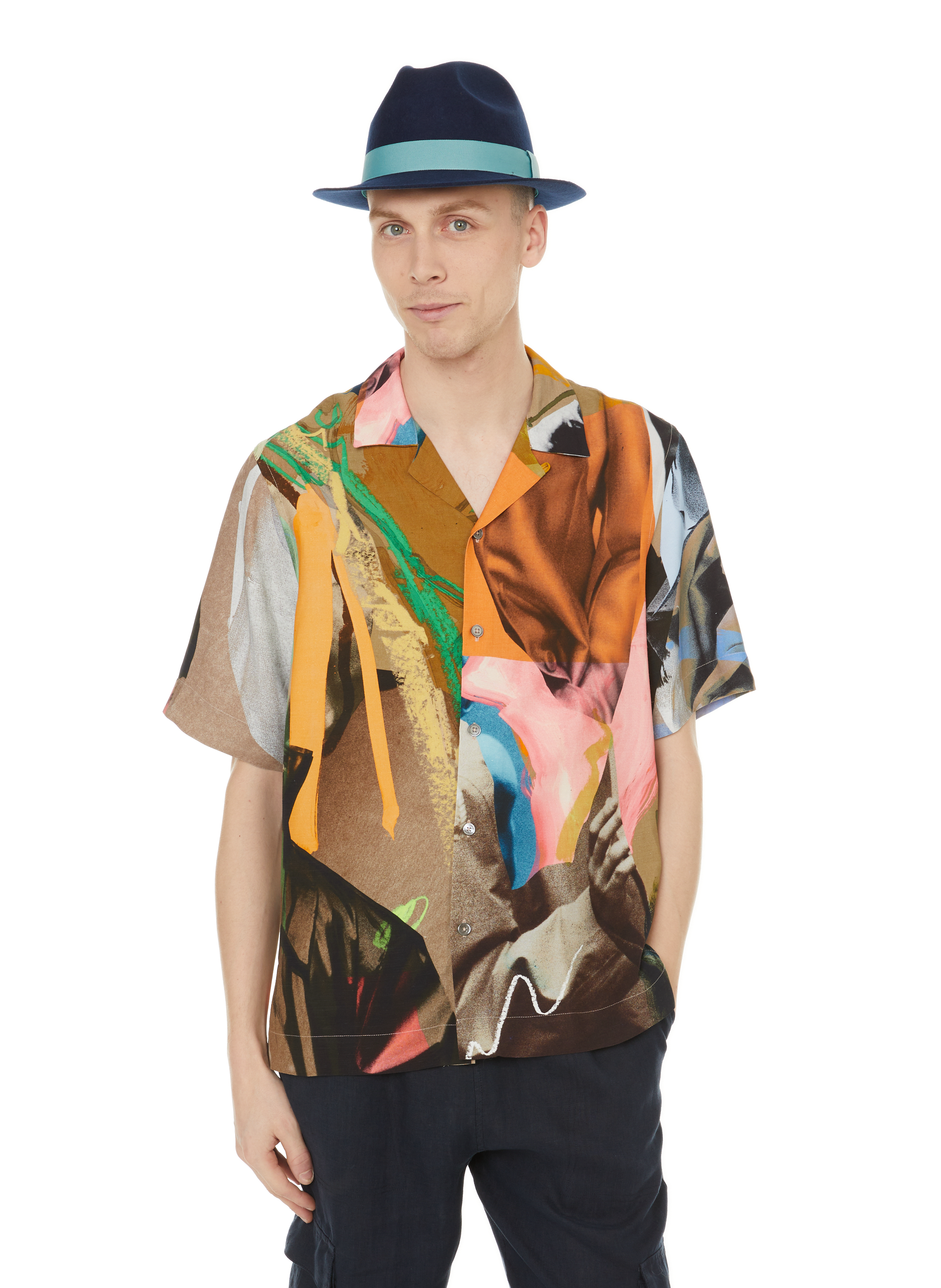 Chapeau en laine  PAUL SMITH Bleu