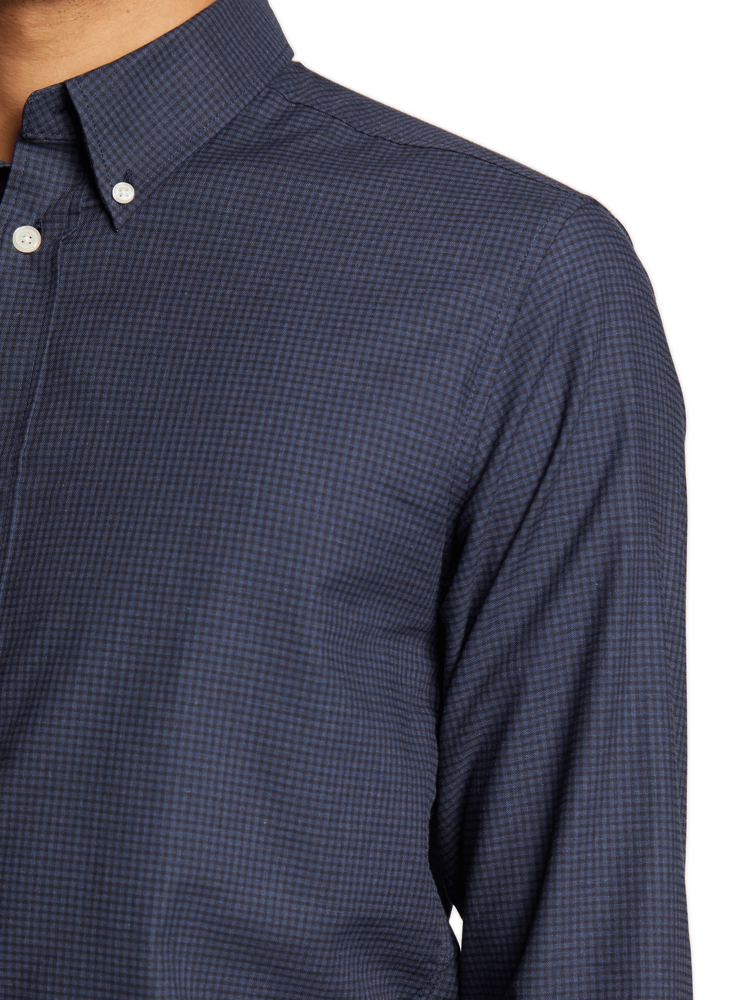 Checked shirt Blue