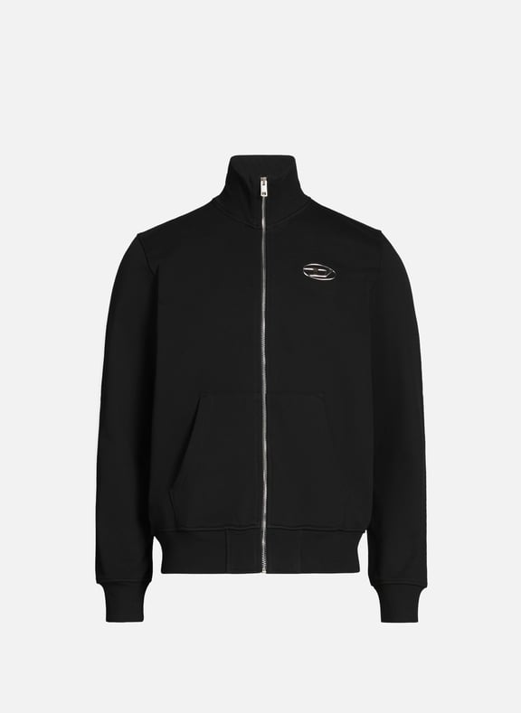 Cotton sweatshirt Black by DIESEL DIESEL Cotton sweatshirt Black