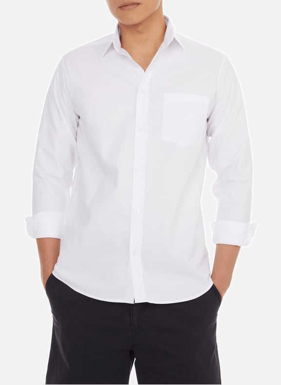 Chemise en coton Blanc by AU PRINTEMPS PARIS AU PRINTEMPS PARIS Chemise en coton Blanc