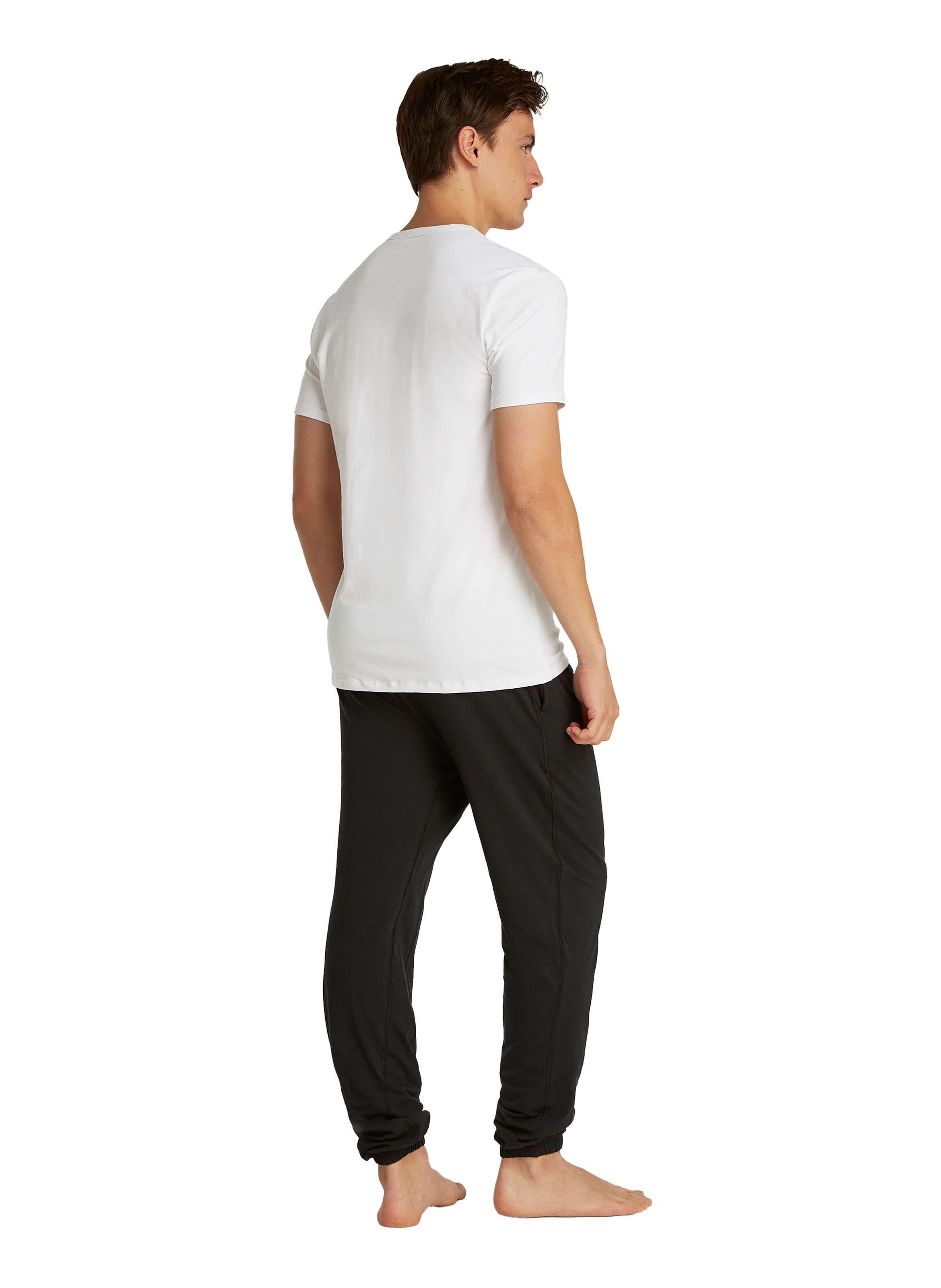 Set of 3 V-neck indoor t-shirts CALVIN KLEIN White