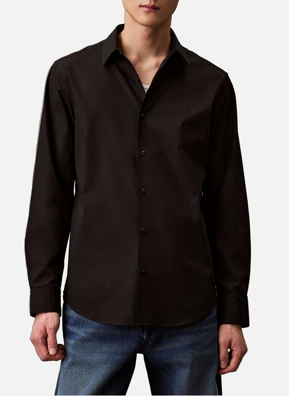 Chemise stretch Noir by CALVIN KLEIN CALVIN KLEIN Chemise stretch Noir