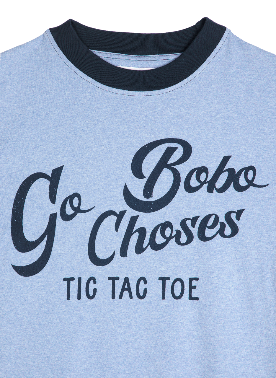 T-shirt imprimé en coton BOBO CHOSES Bleu