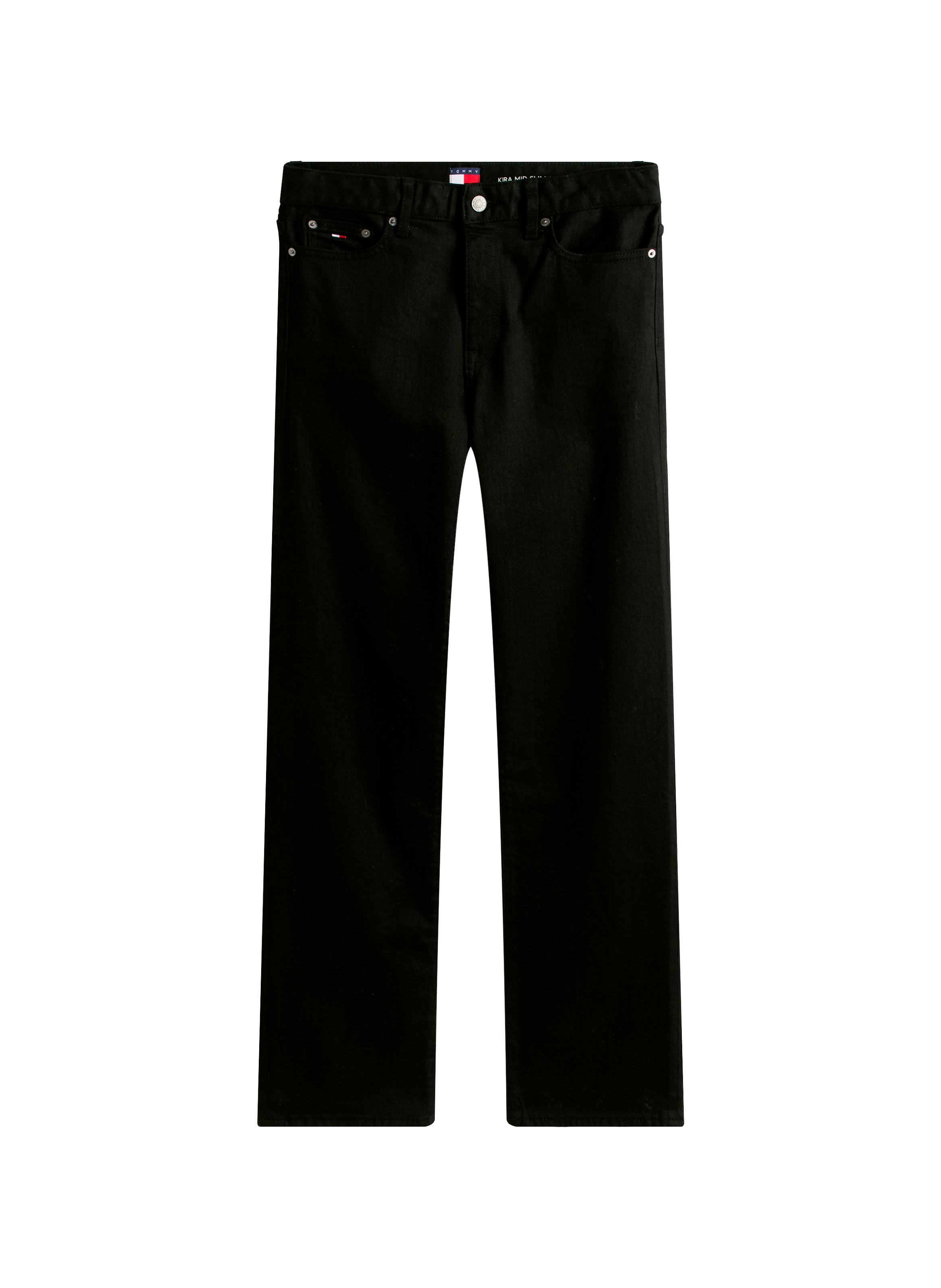 Jean droit en coton mélangé TOMMY HILFIGER Bleu