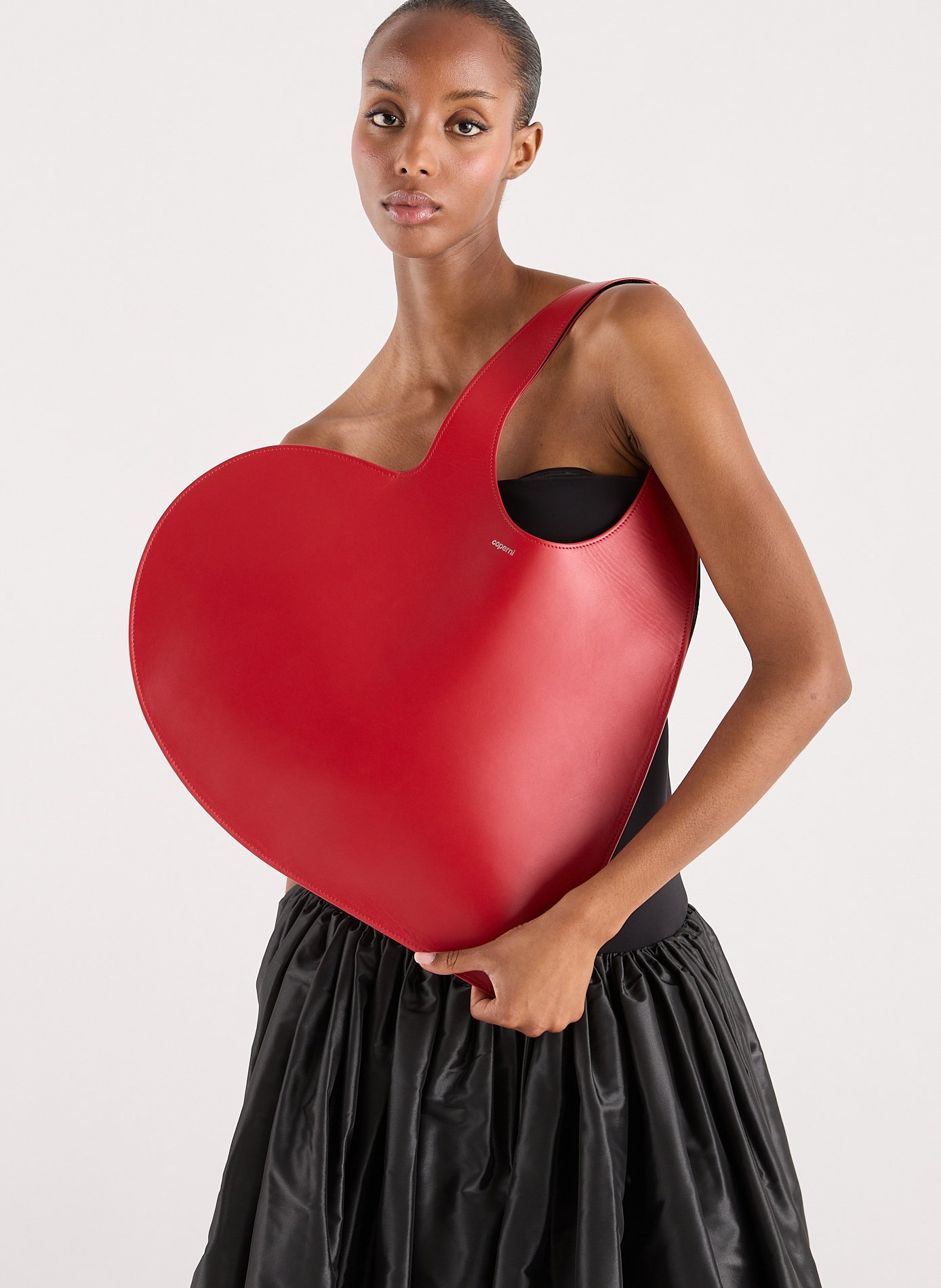 Heart-shaped tote bag COPERNI Red