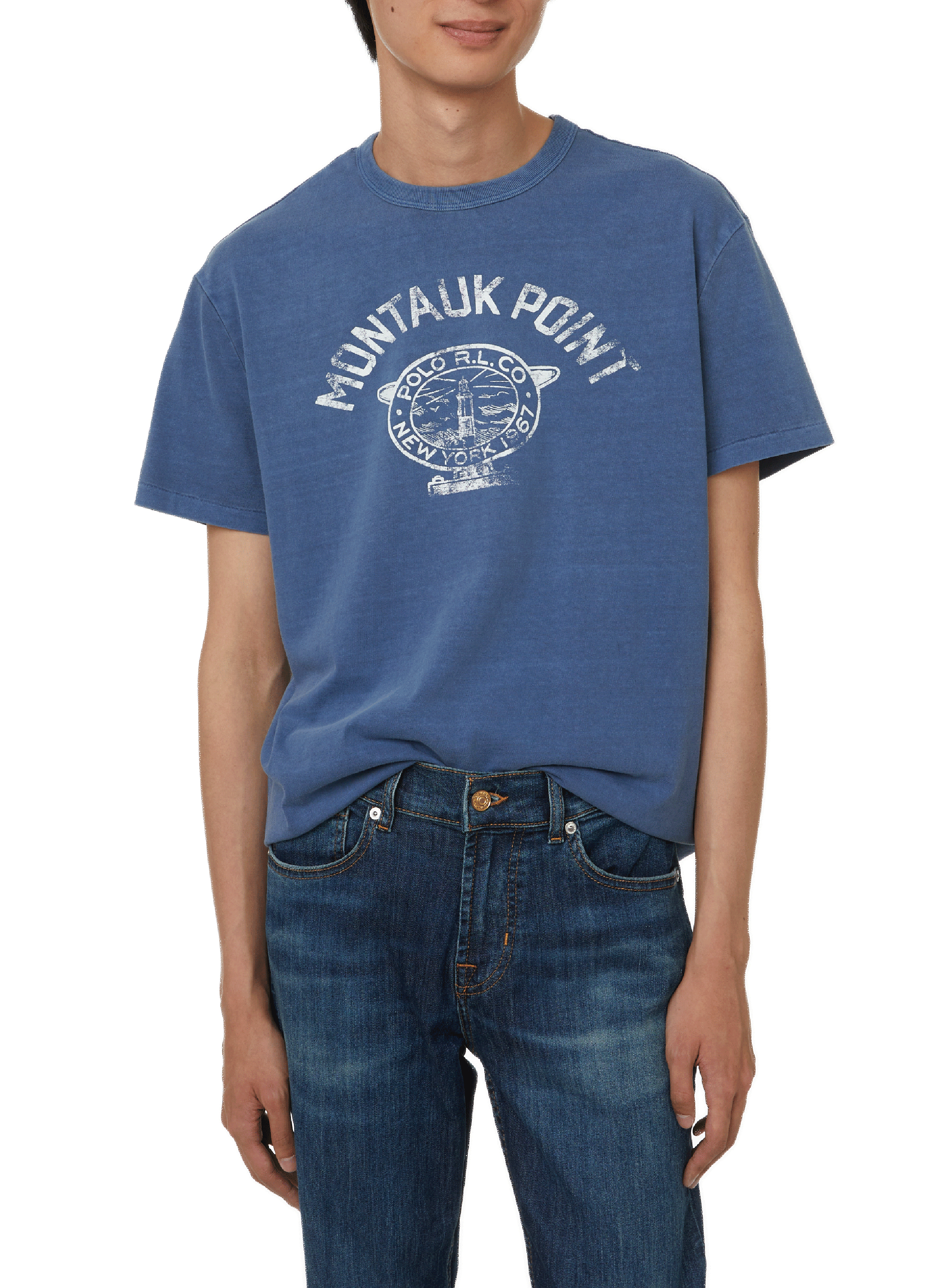 POLO RALPH LAUREN T-shirt Montauk Point Bleu