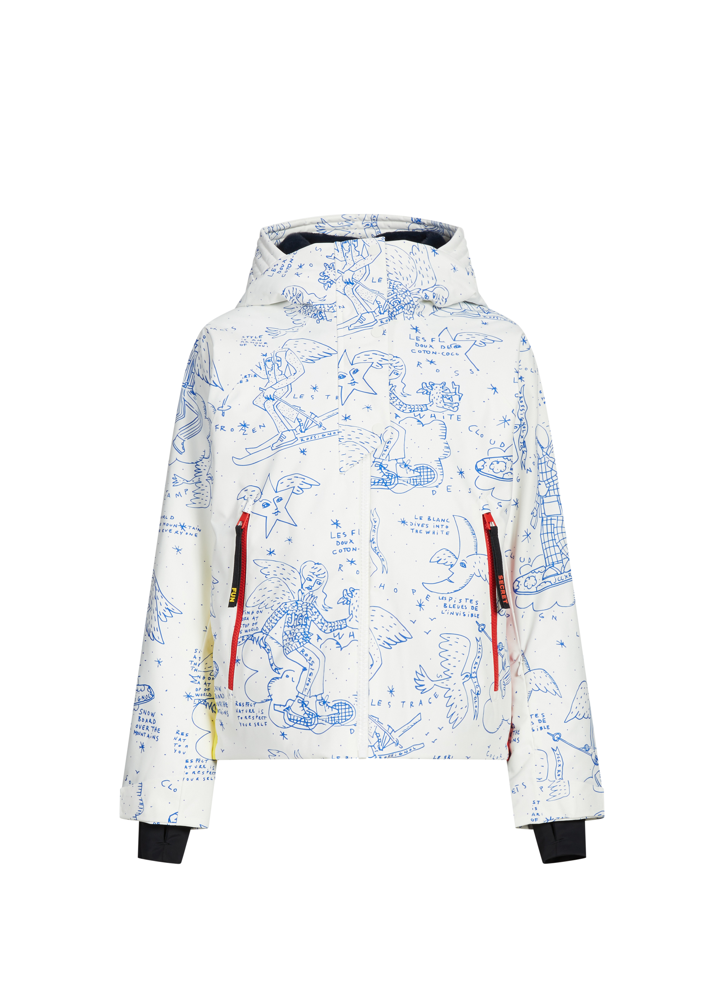 Short printed quilted jacket Multicolour by ROSSIGNOL ROSSIGNOL Short printed quilted jacket Multicolour