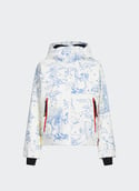 Short printed quilted jacket  Snow angels artic print