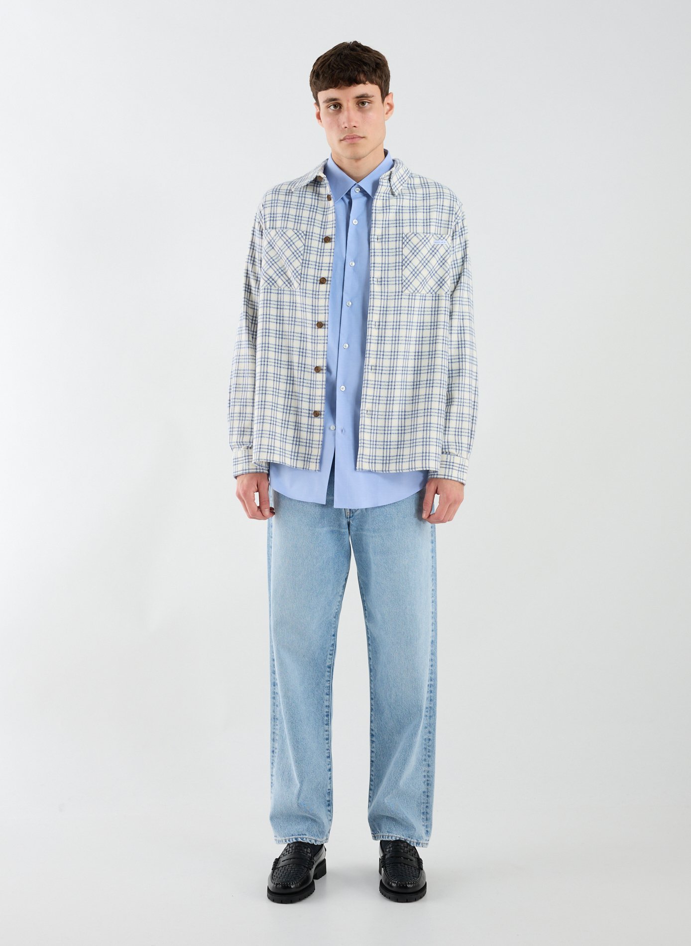  Cotton shirt MAISON LABICHE Blue