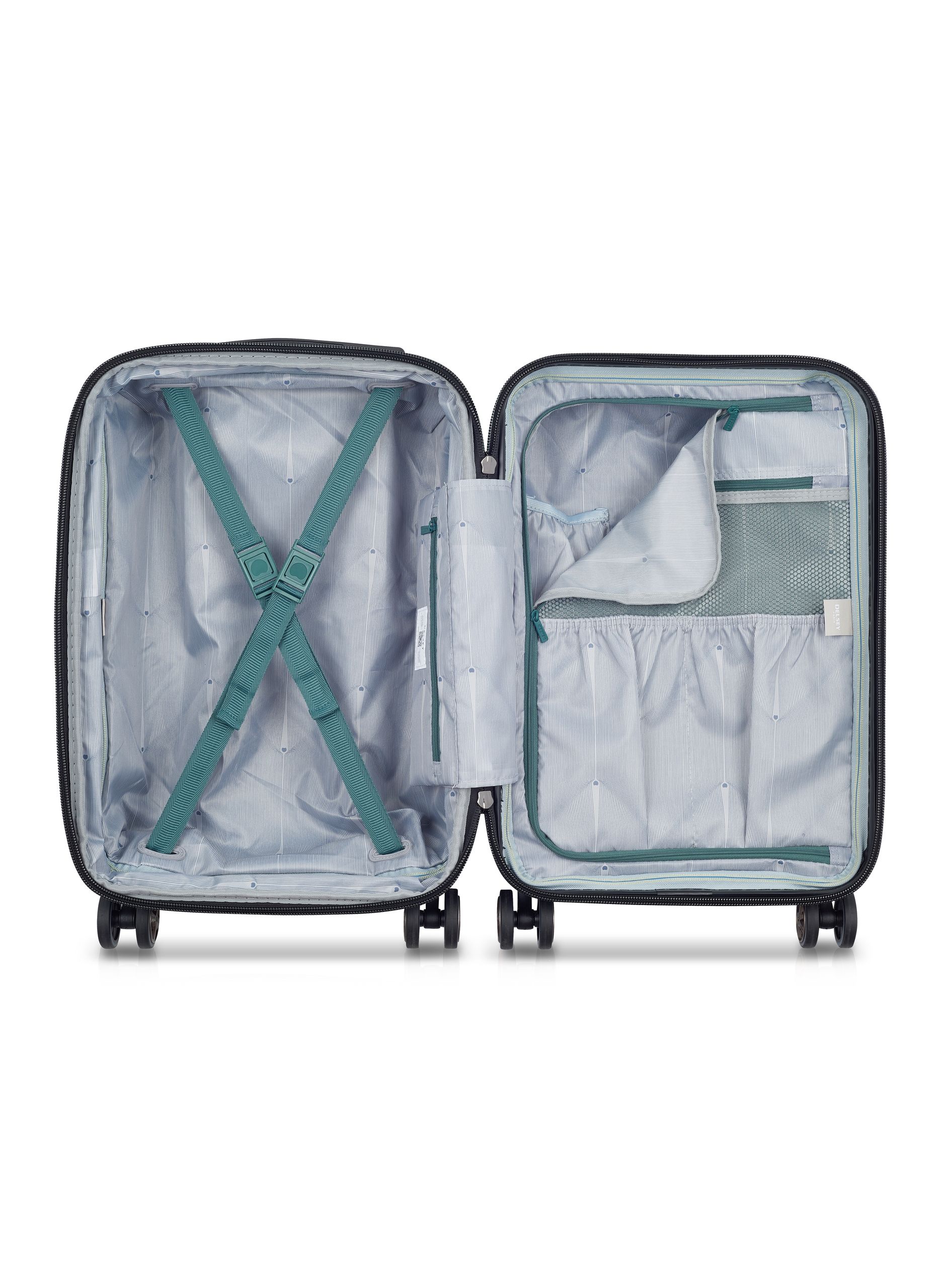 Valise cabine rigide taille s - shadow 5.0 DELSEY PARIS Vert