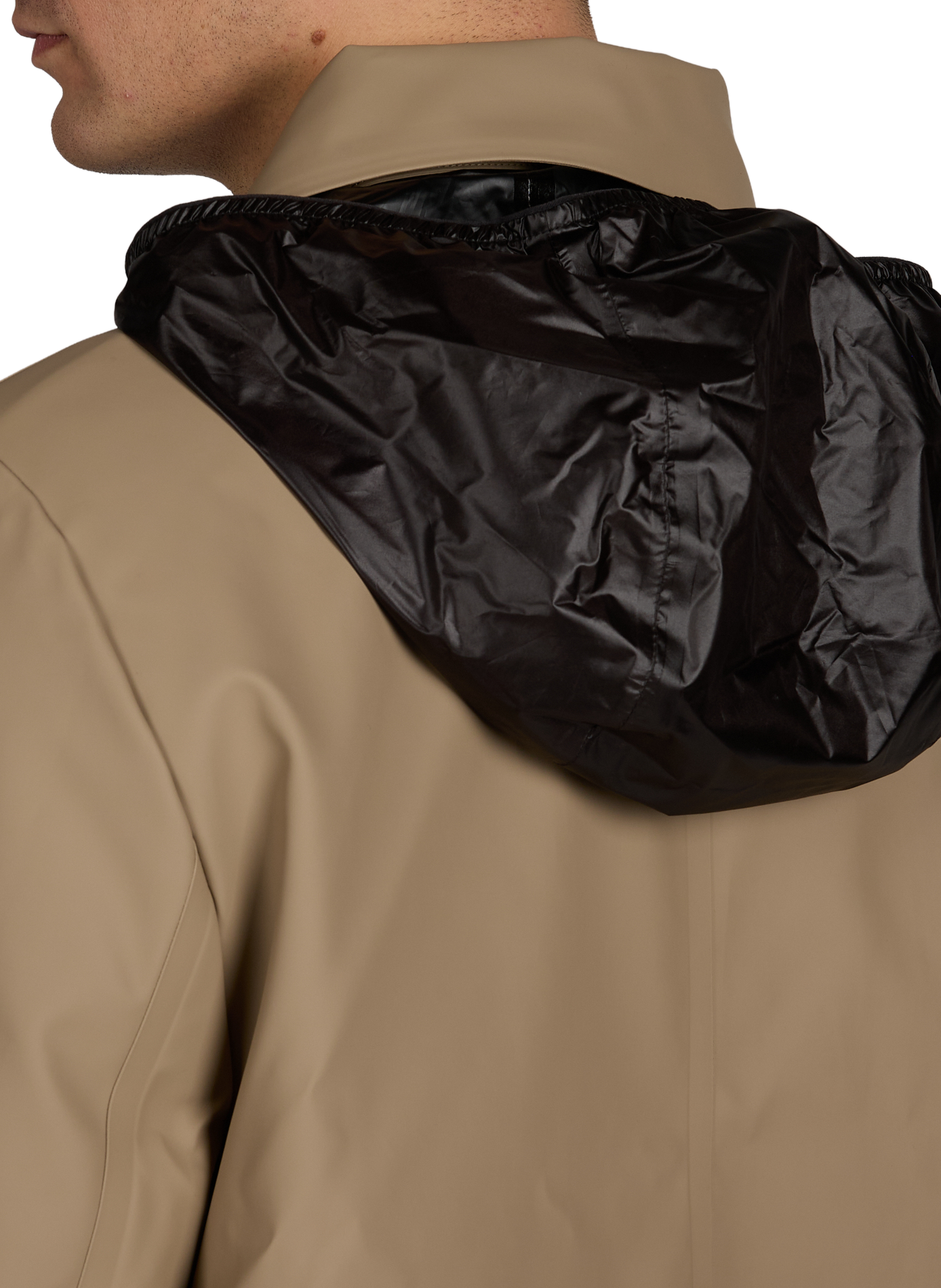 Veste longue Nara imperméable RAINS Beige