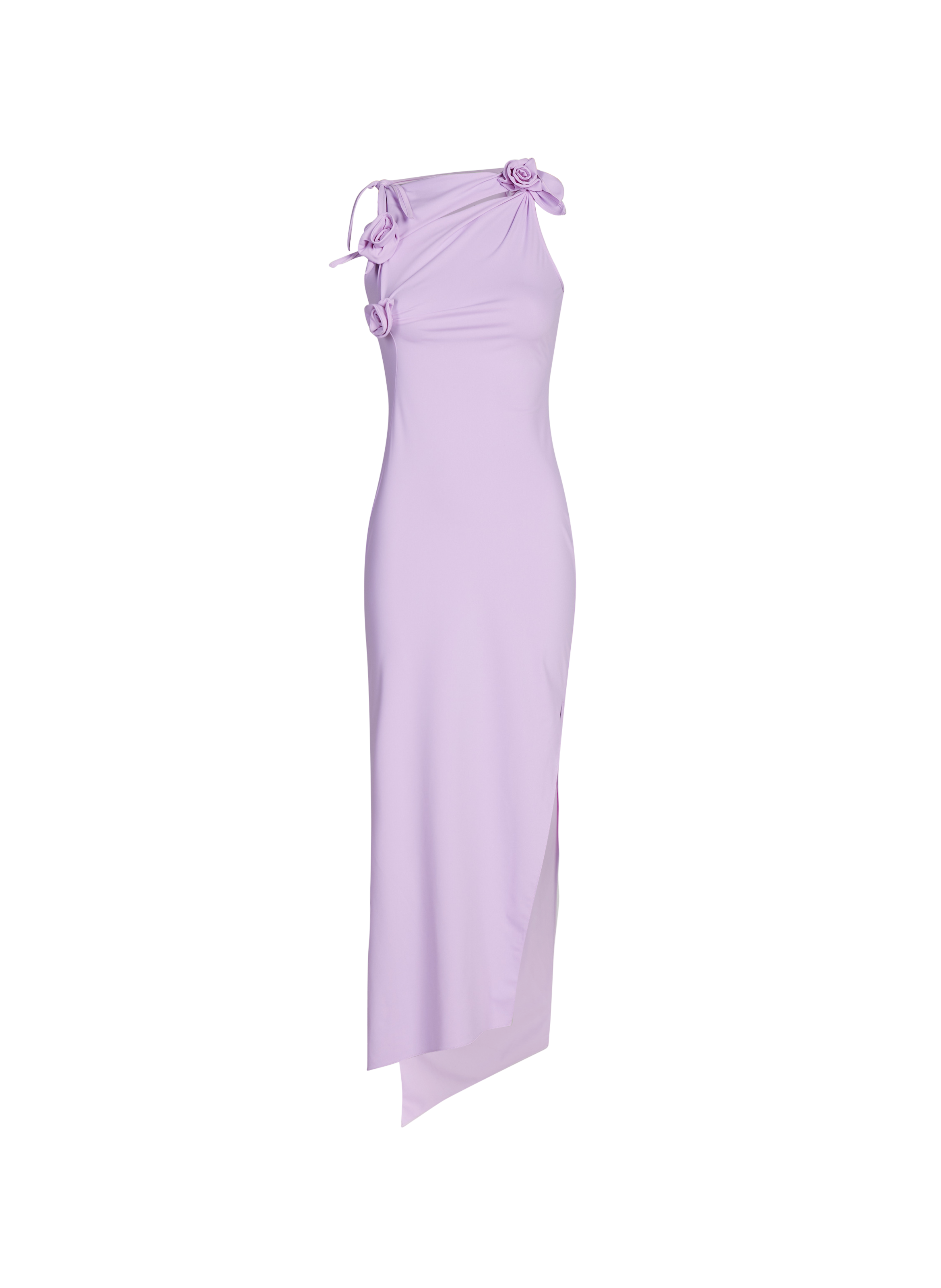 Flower Midi Dress with Flowers COPERNI Purple