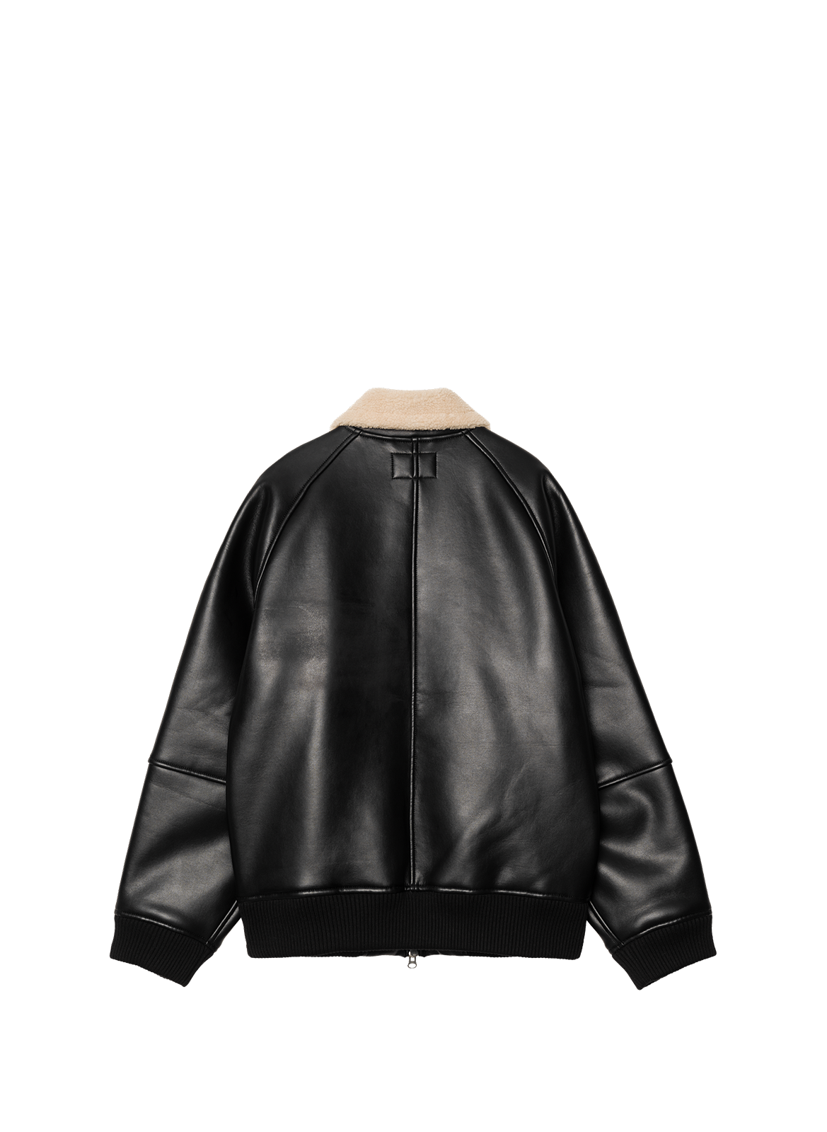 Oversized leather jacket Shepton CARHARTT WIP Black