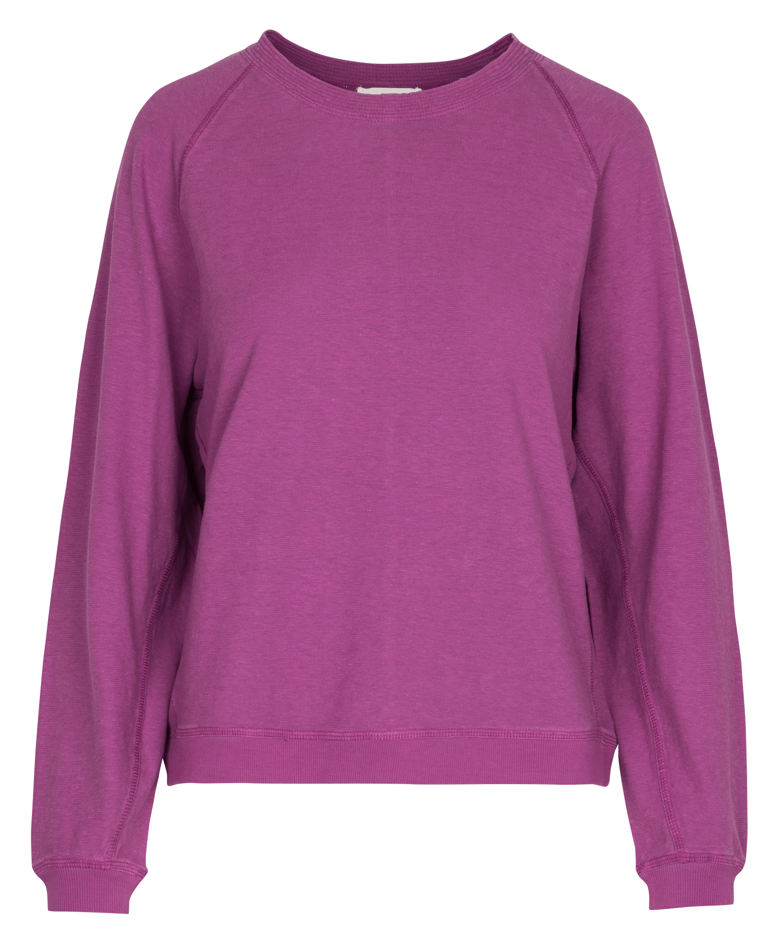 Tee-shirt col rond en coton mélangé louison MAISON 123 Violet