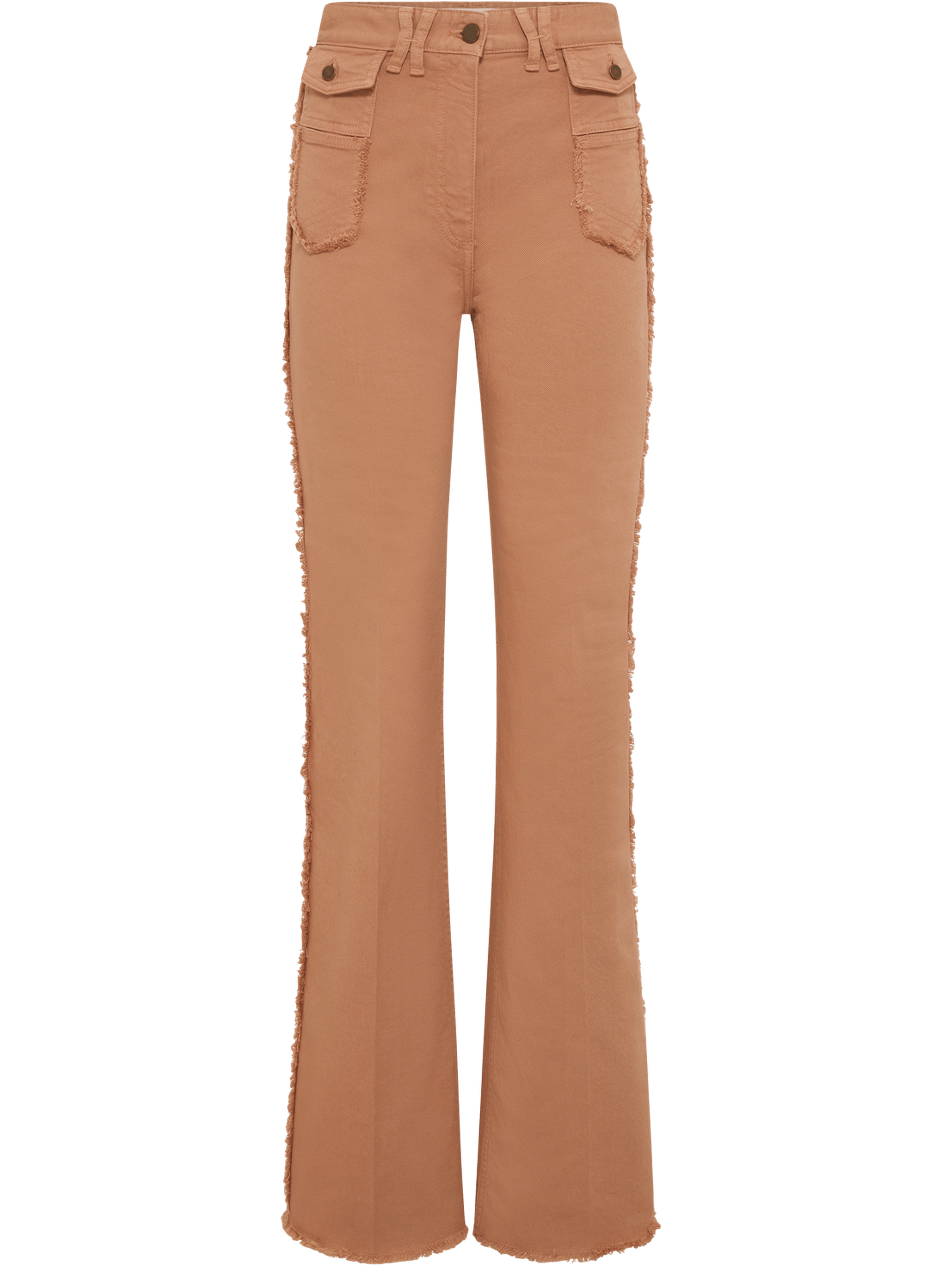 Jean flare à franges - anna GERARD DAREL Beige
