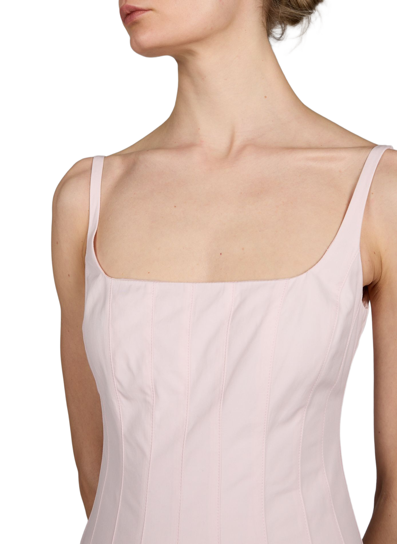 La Robe Agave evasée en coton mélangé JACQUEMUS Rose