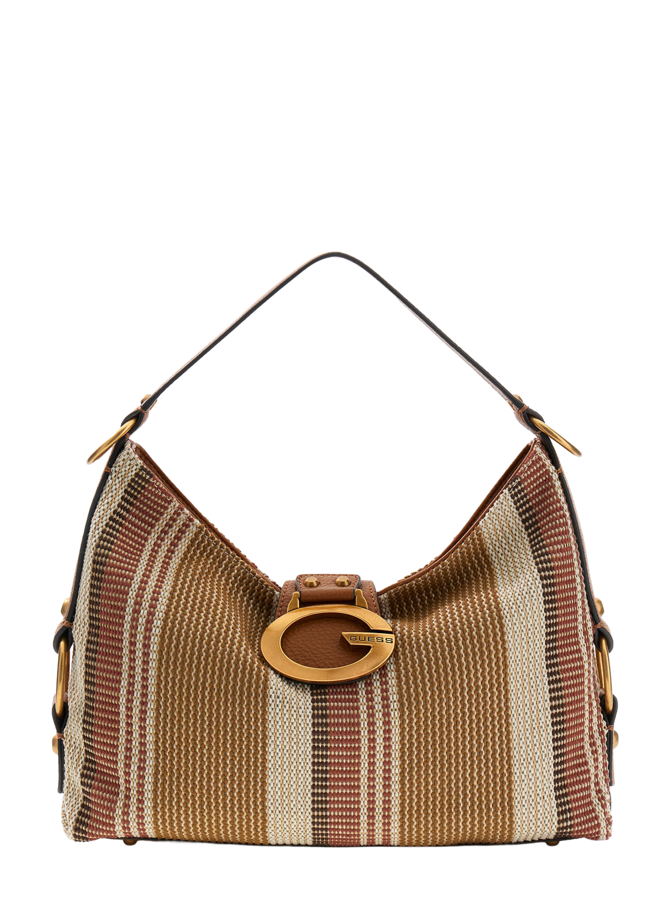 Sac à main Camden à motif GUESS Marron