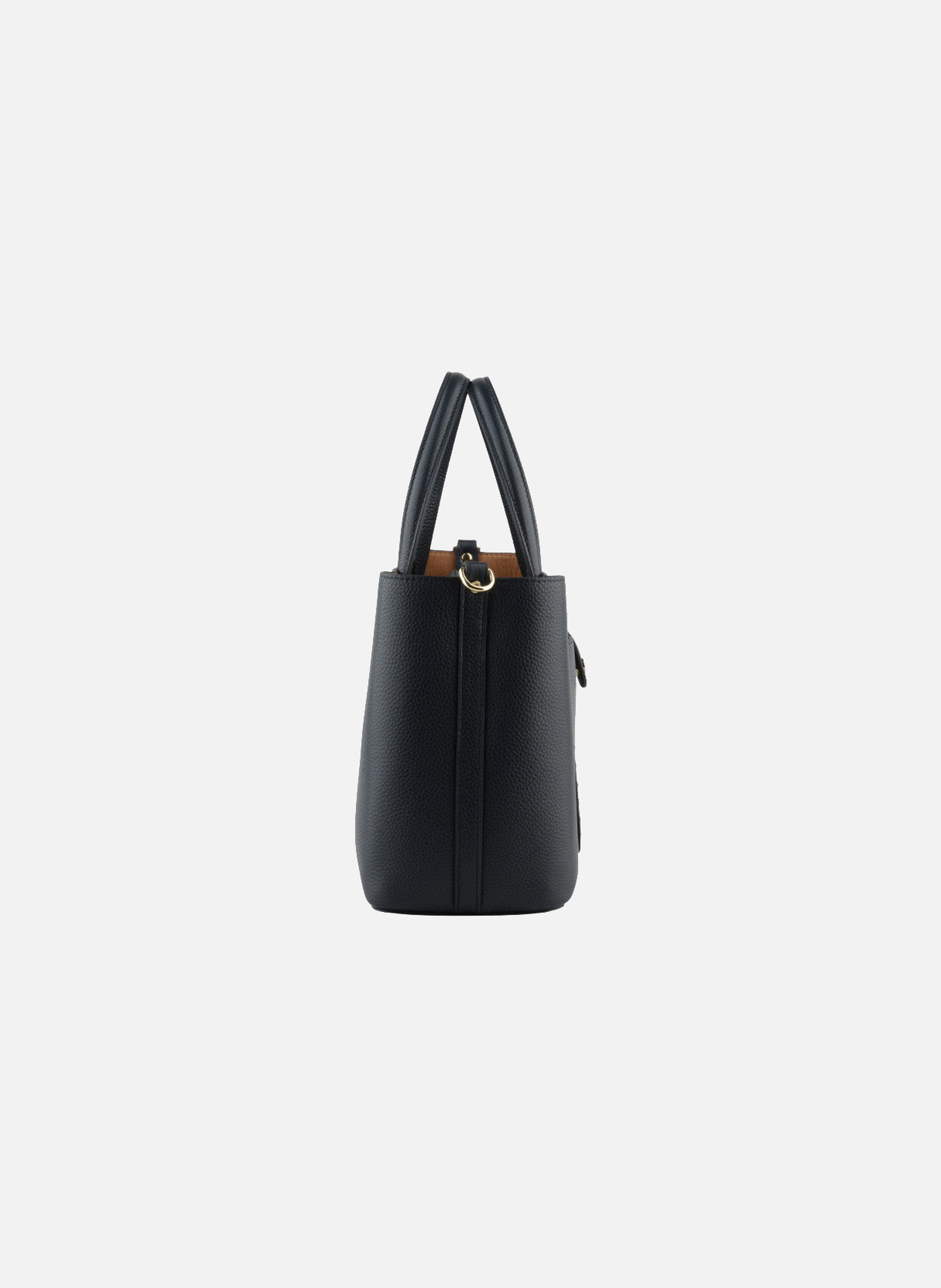 Bride soft | sac à main en cuir de vachette POURCHET Bleu