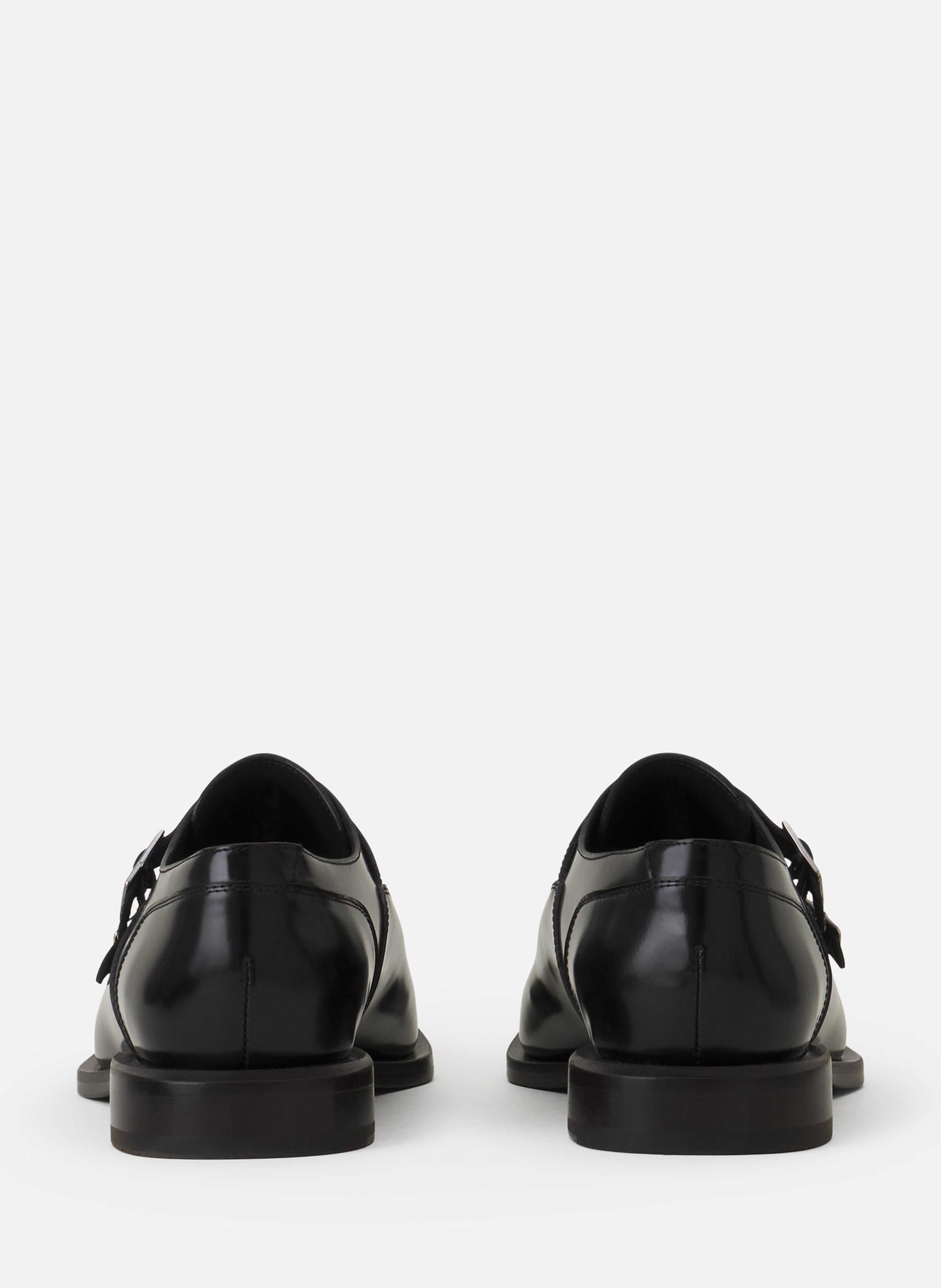 Monk en cuir brillant LANVIN Noir