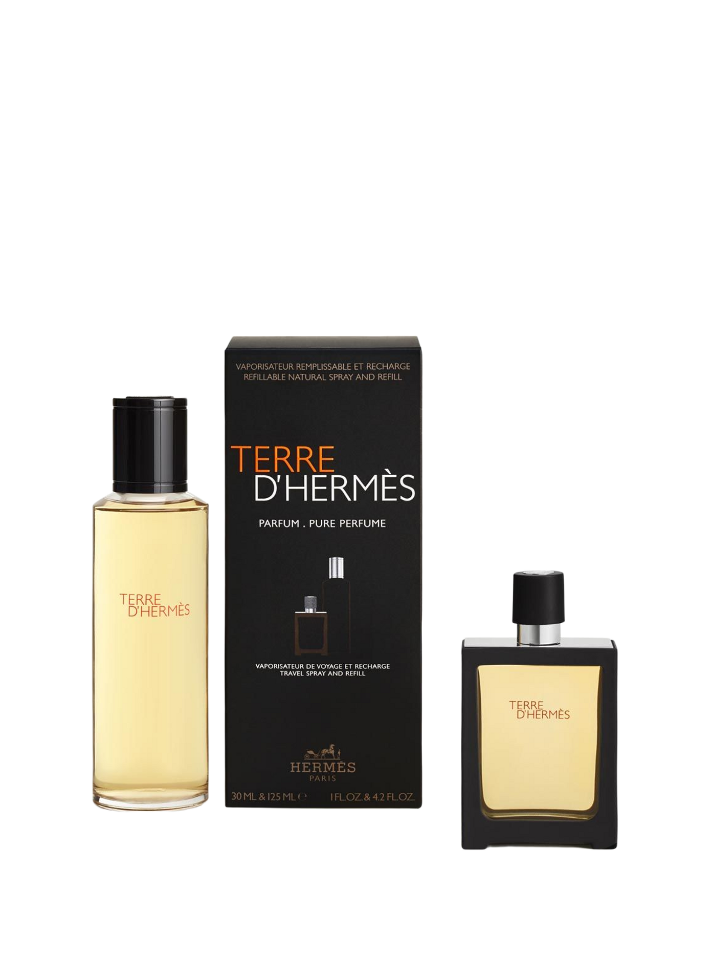 Terre d'Hermès, Parfum, Reisespray 30 ml und Nachfüllung 125 ml HERMÈS No color