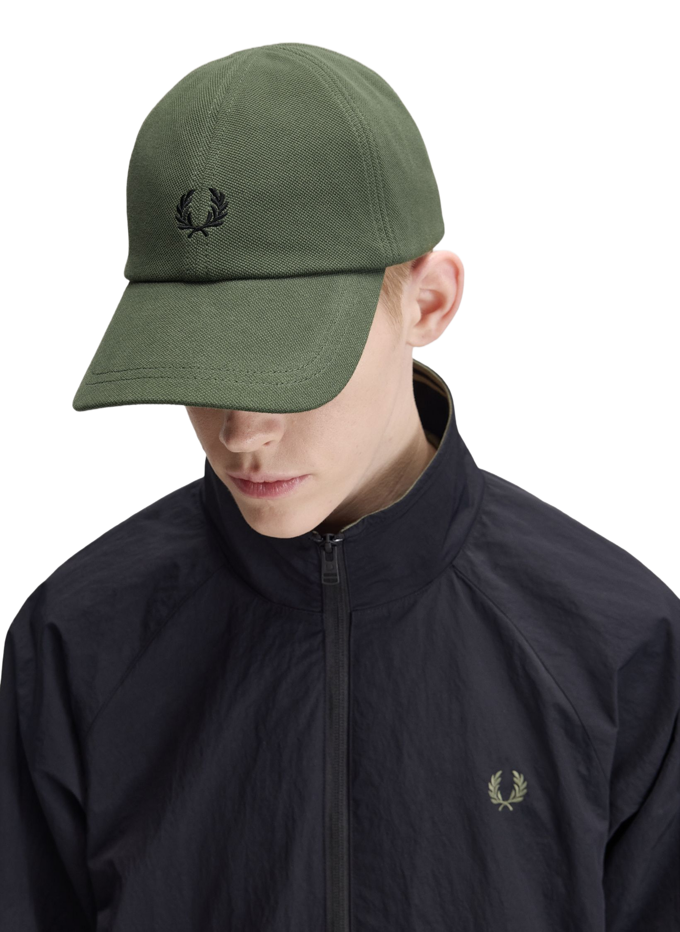 Cotton Baseball Cap FRED PERRY Green