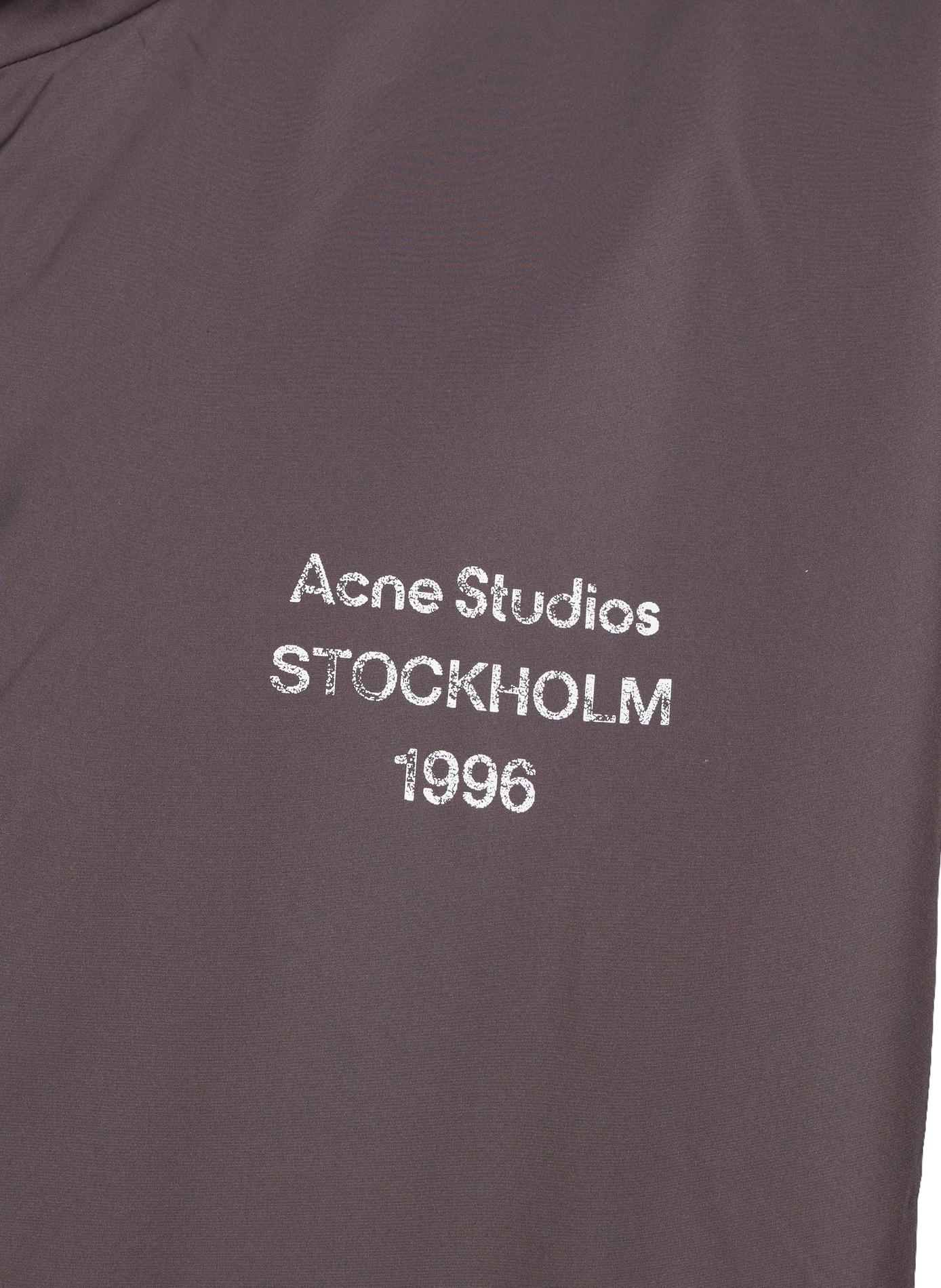 Parka droite col montant ACNE STUDIOS Beige