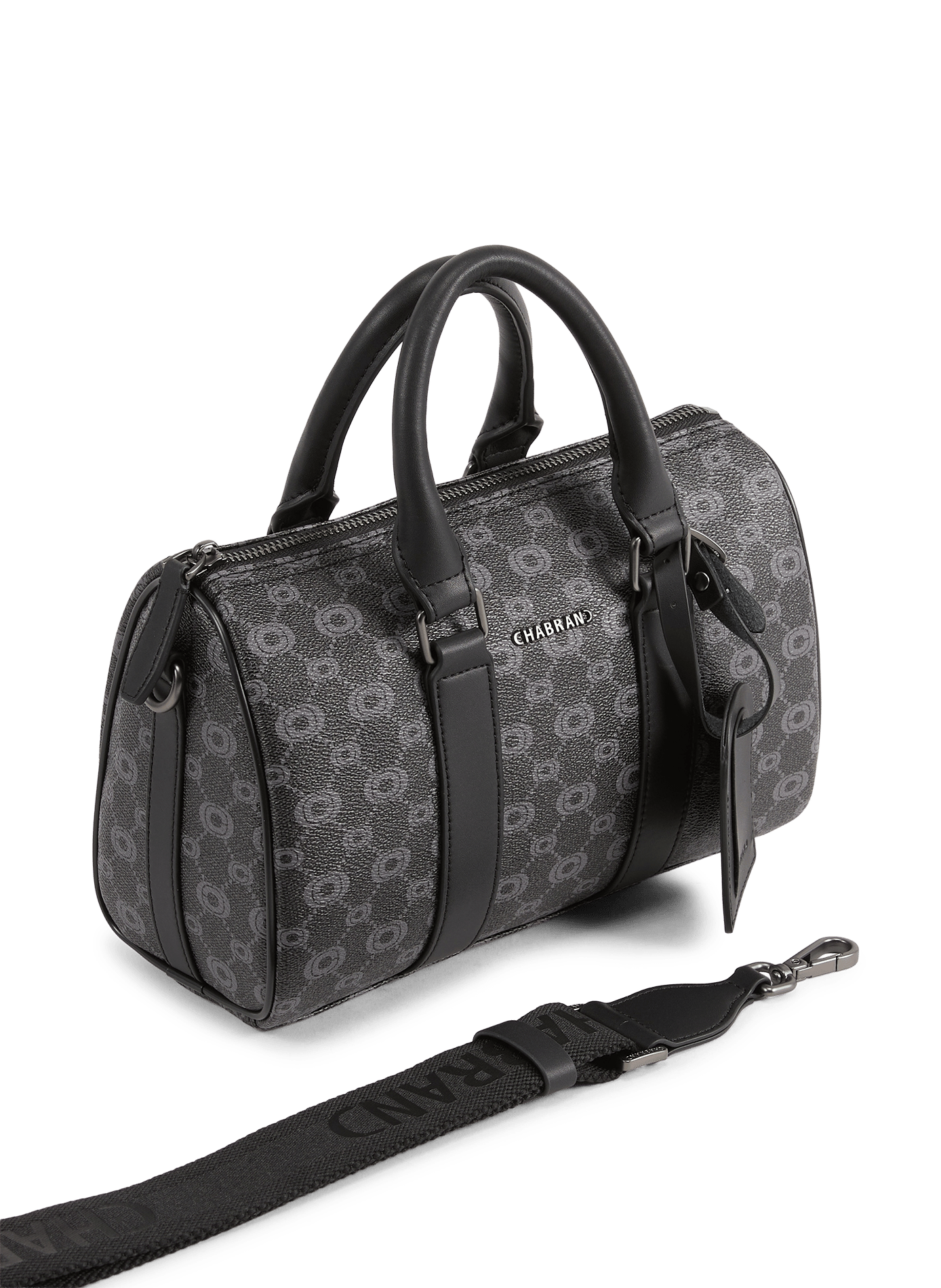 Icon monogram handbag CHABRAND Black
