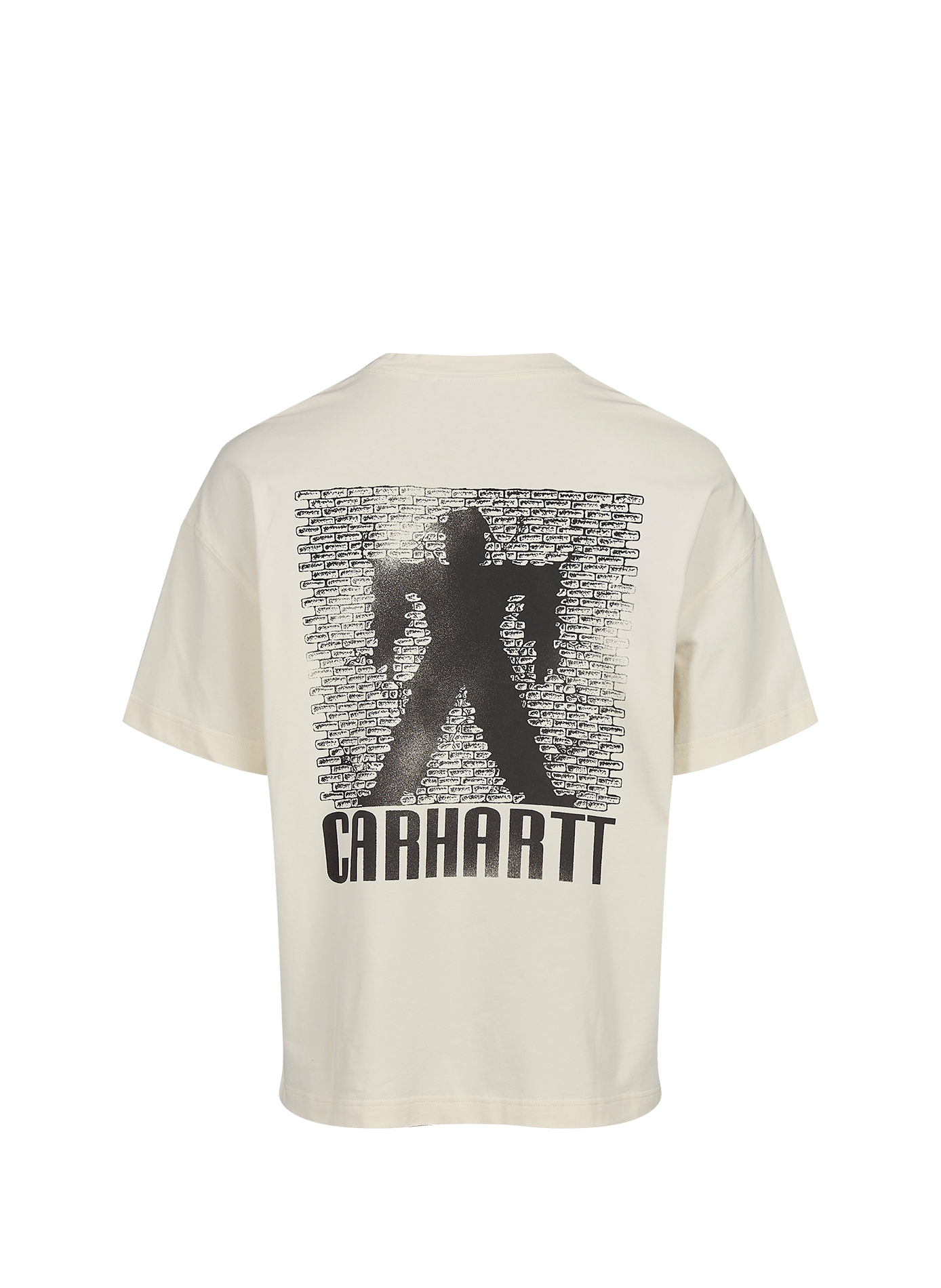 Printed cotton T-shirt CARHARTT WIP Beige