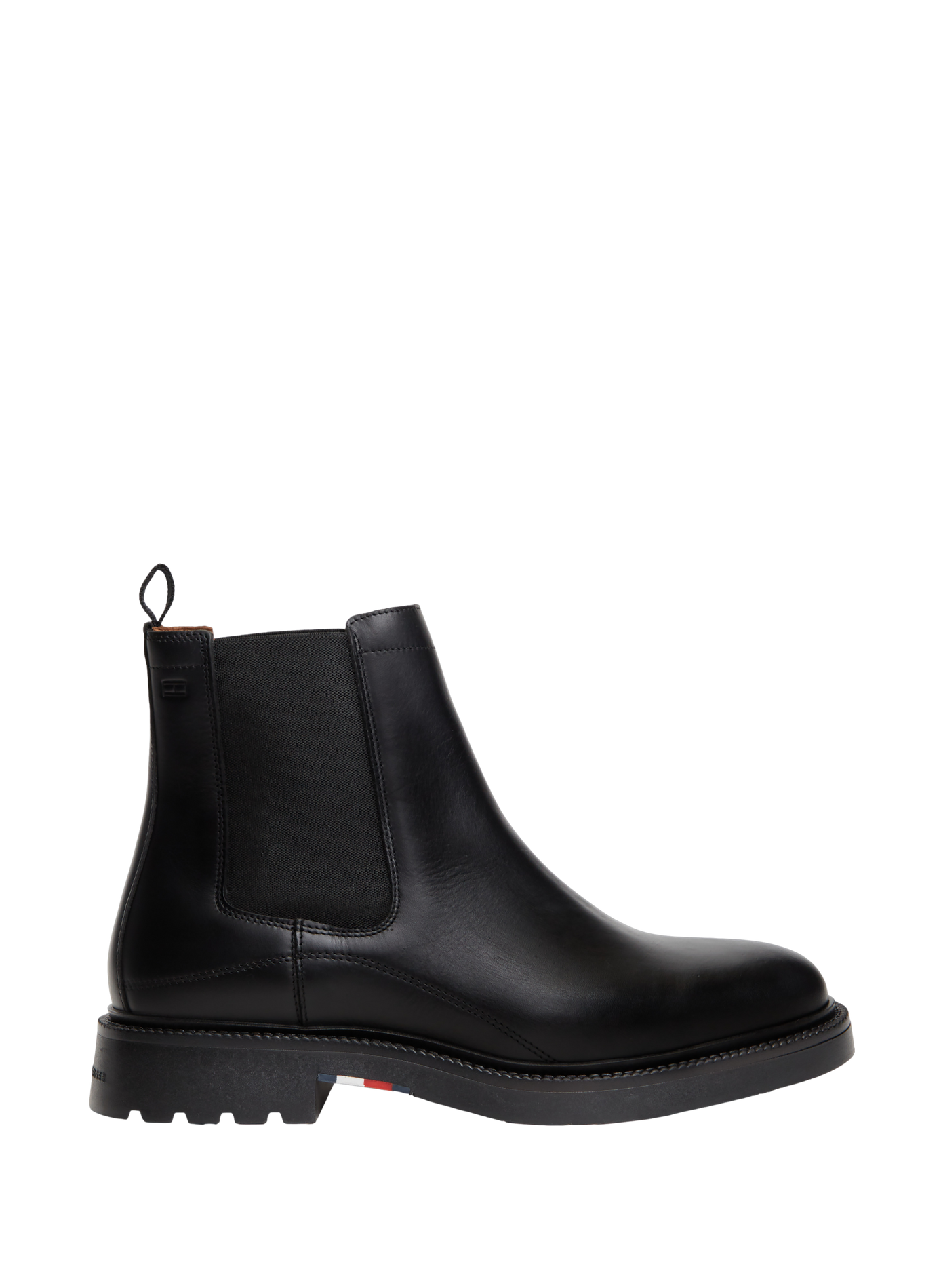 Chunky leather Chelsea boots TOMMY HILFIGER Black