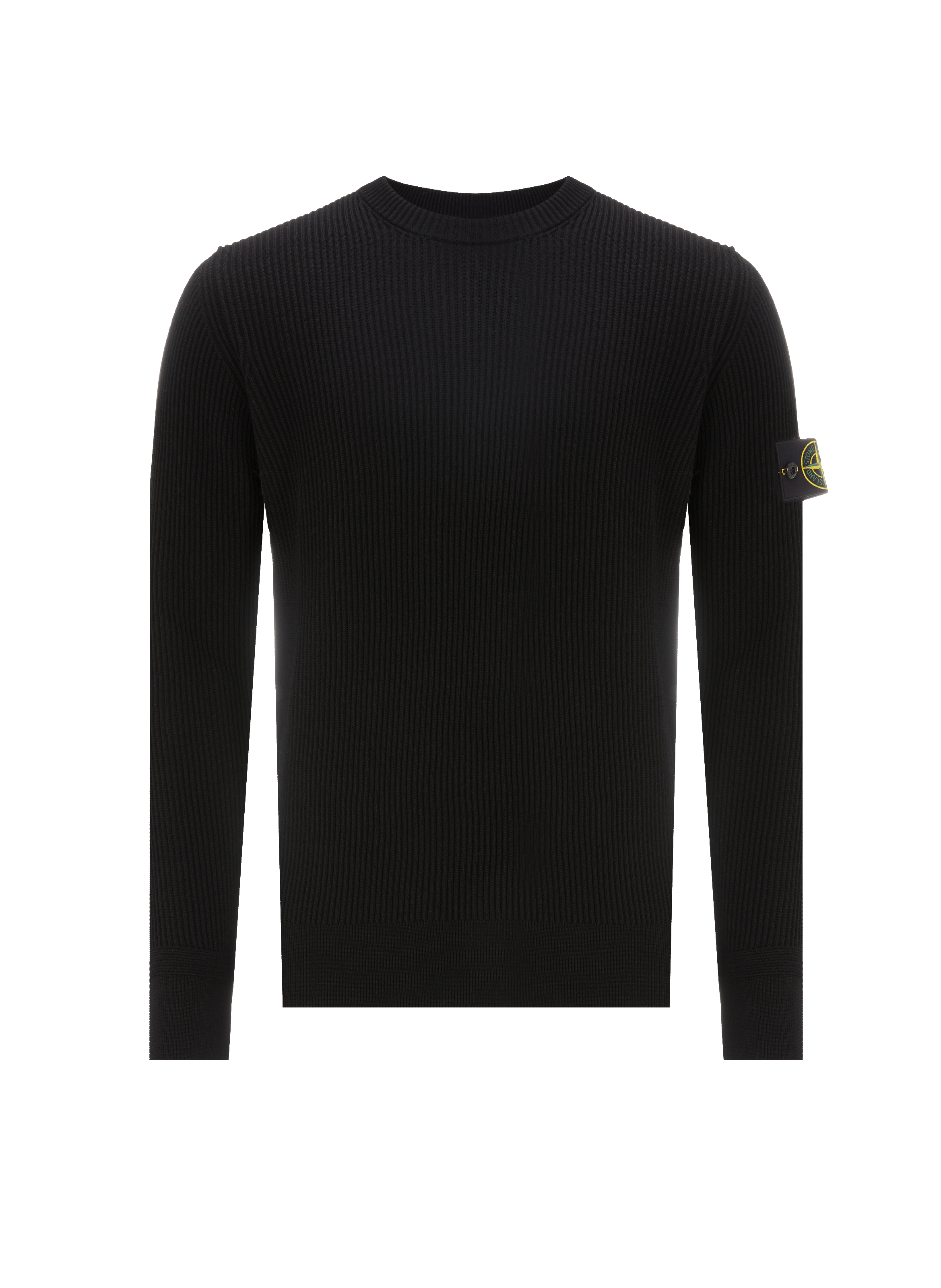 Pull côtelé en laine