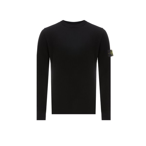 Pull côtelé en laine