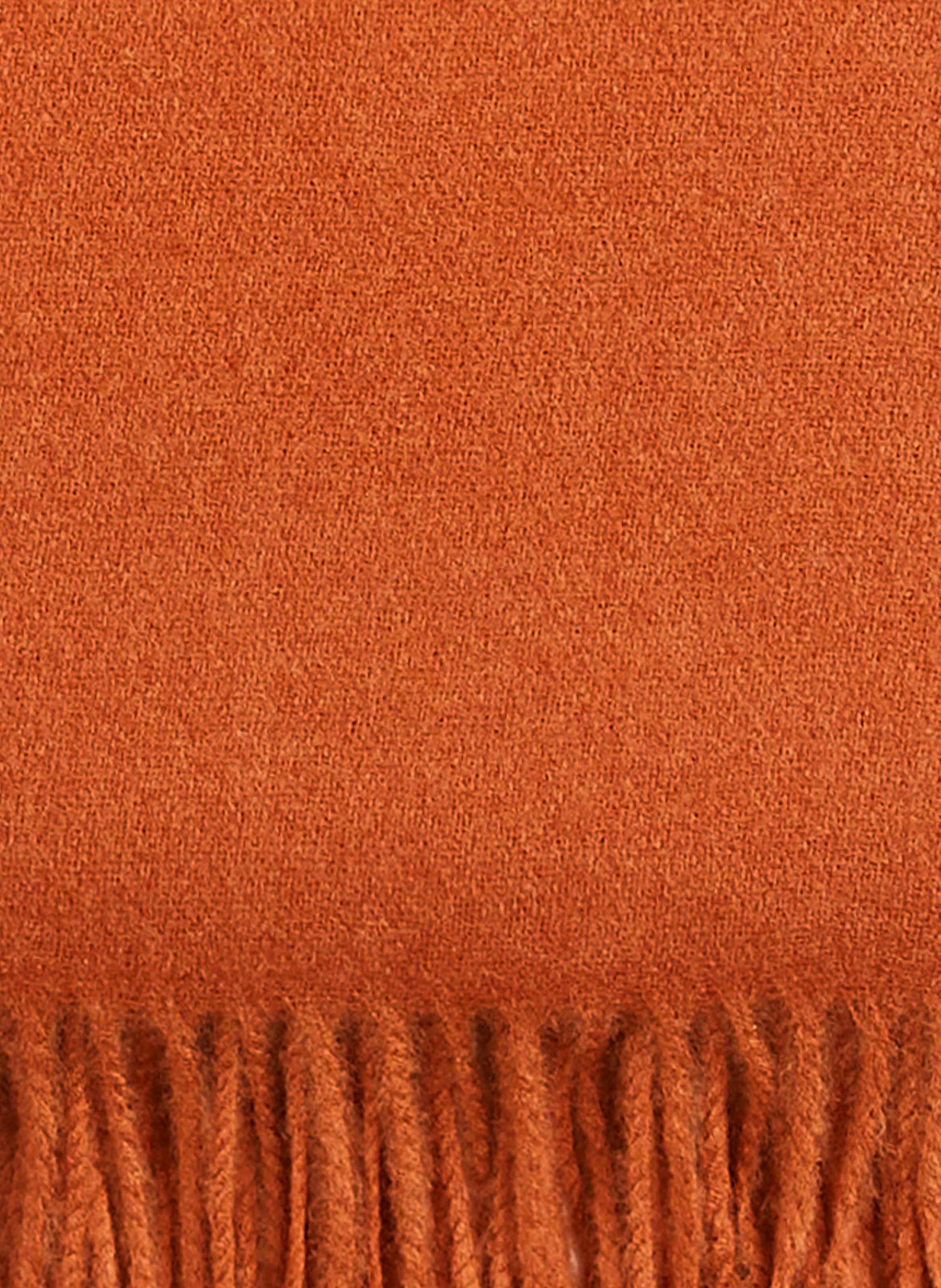 Echarpe uni à franges