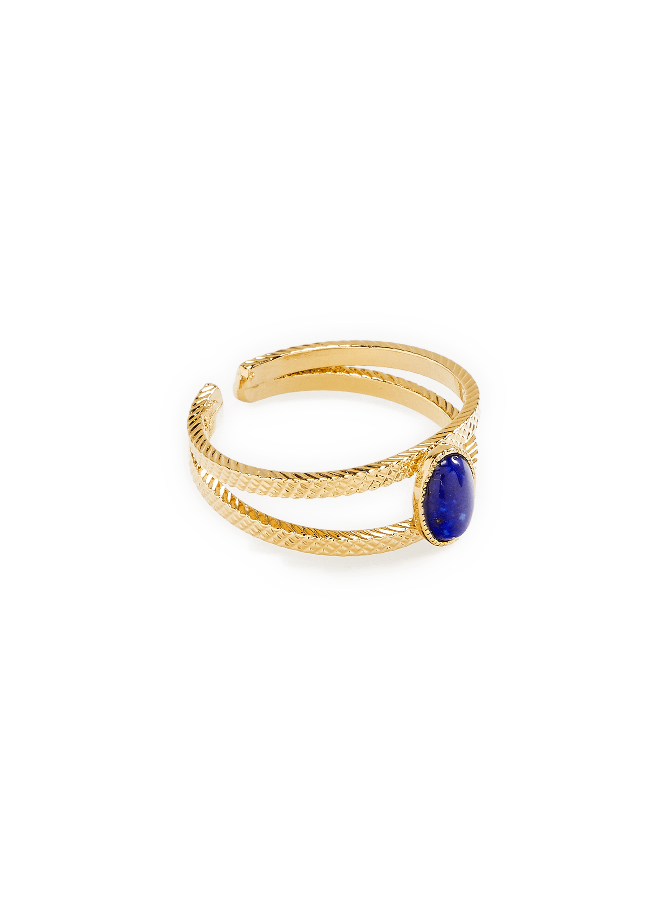 Ring with stone AU PRINTEMPS PARIS Golden