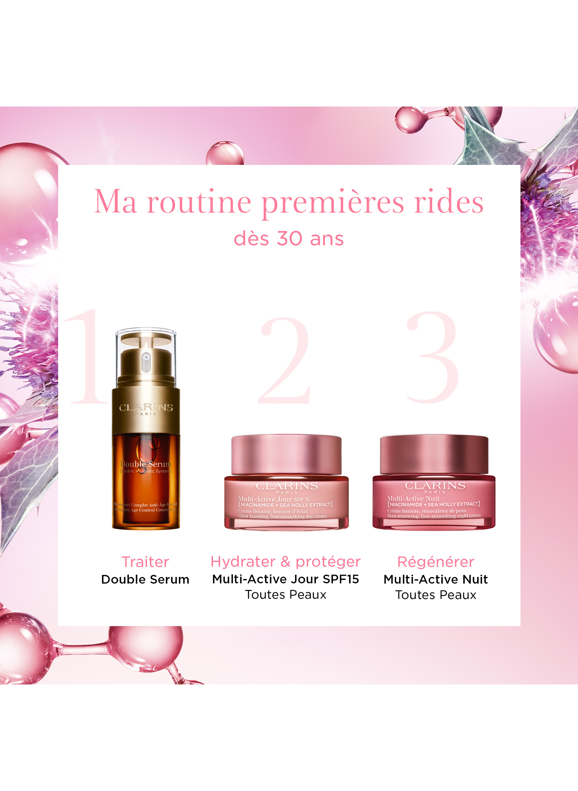 Multi-Active Jour SPF 15 - Glow-boosting, line-smoothing day cream - All skin types CLARINS No color