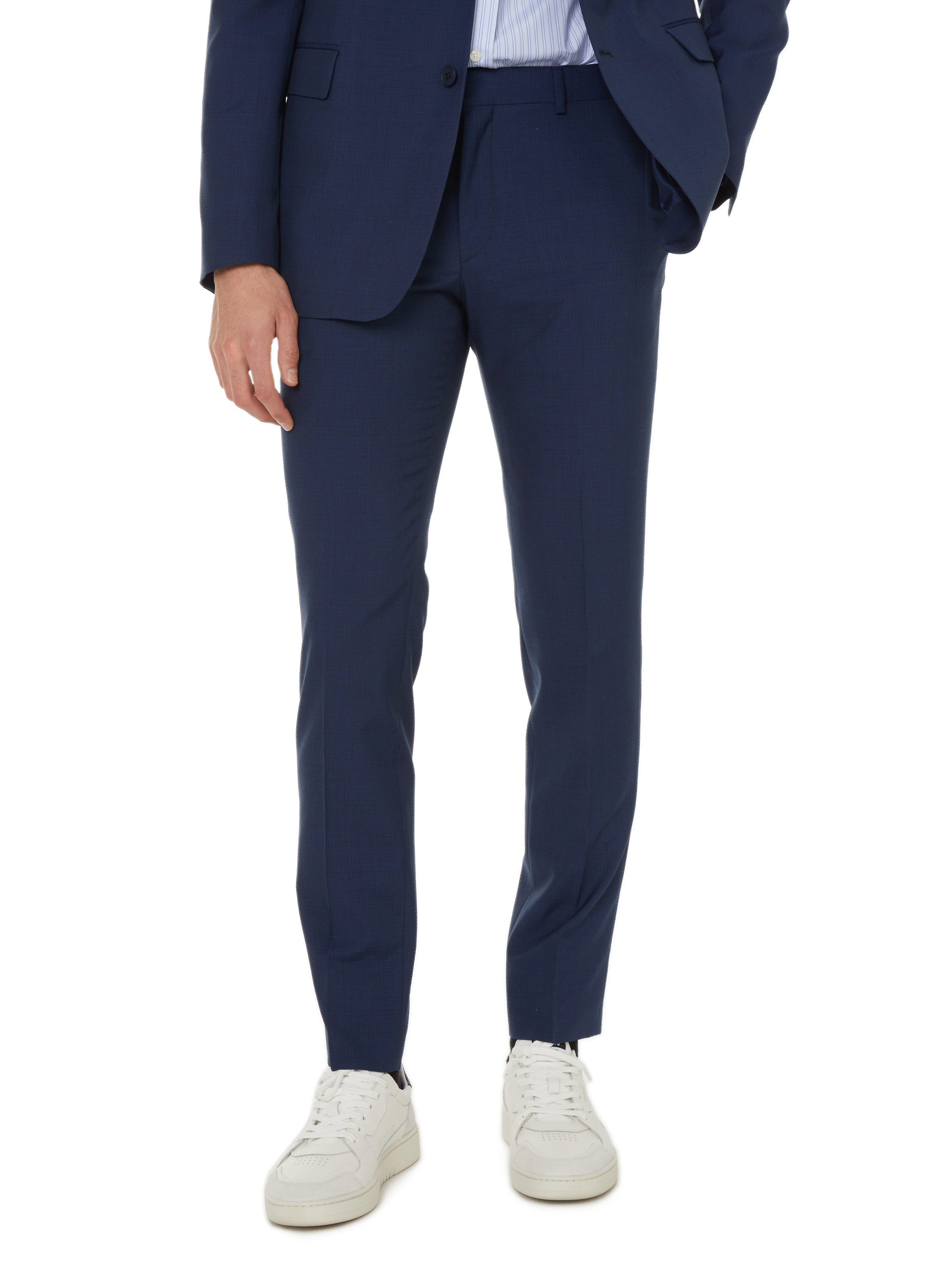 SAISON 1865 Wool-blend suit trousers  Blue