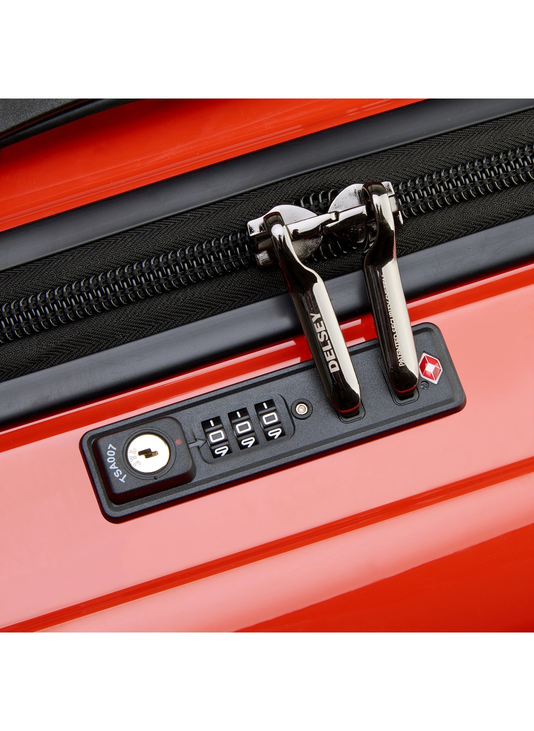 Valise soute rigide taille xl - shadow 5.0 DELSEY PARIS Rouge