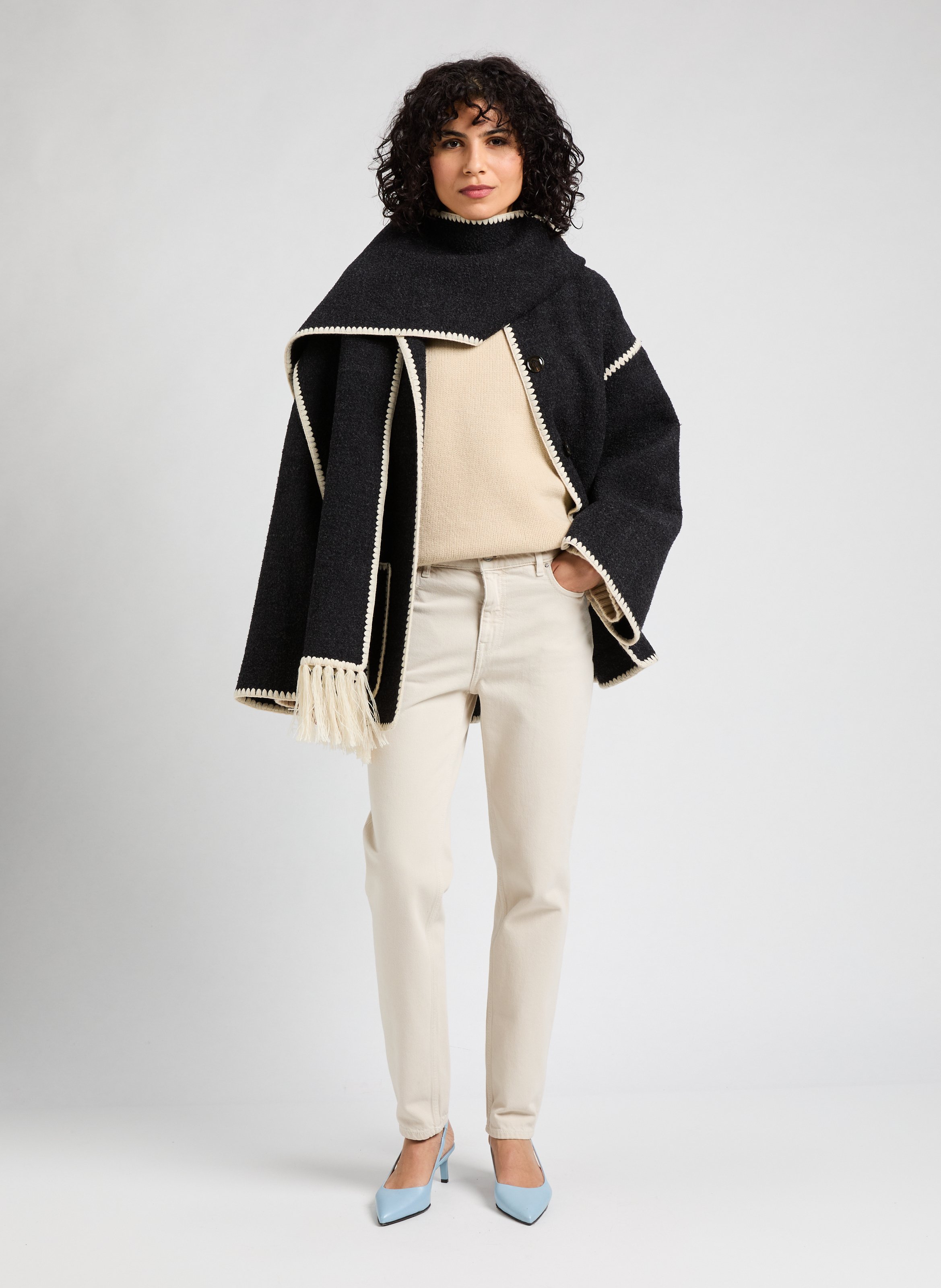 Cotton jeans  TOTEME Beige