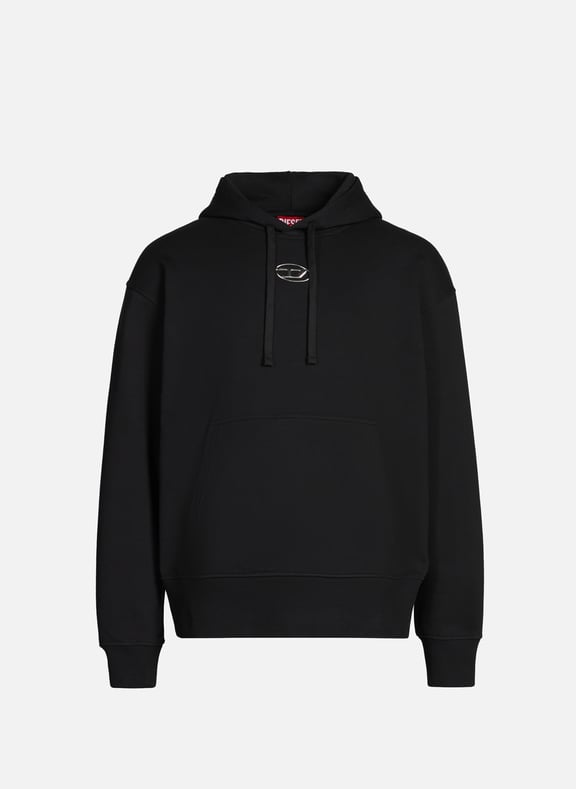 Hoodie en coton Noir by DIESEL DIESEL Hoodie en coton Noir