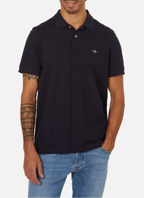 Polo en coton Bleu by GANT GANT Polo en coton Bleu