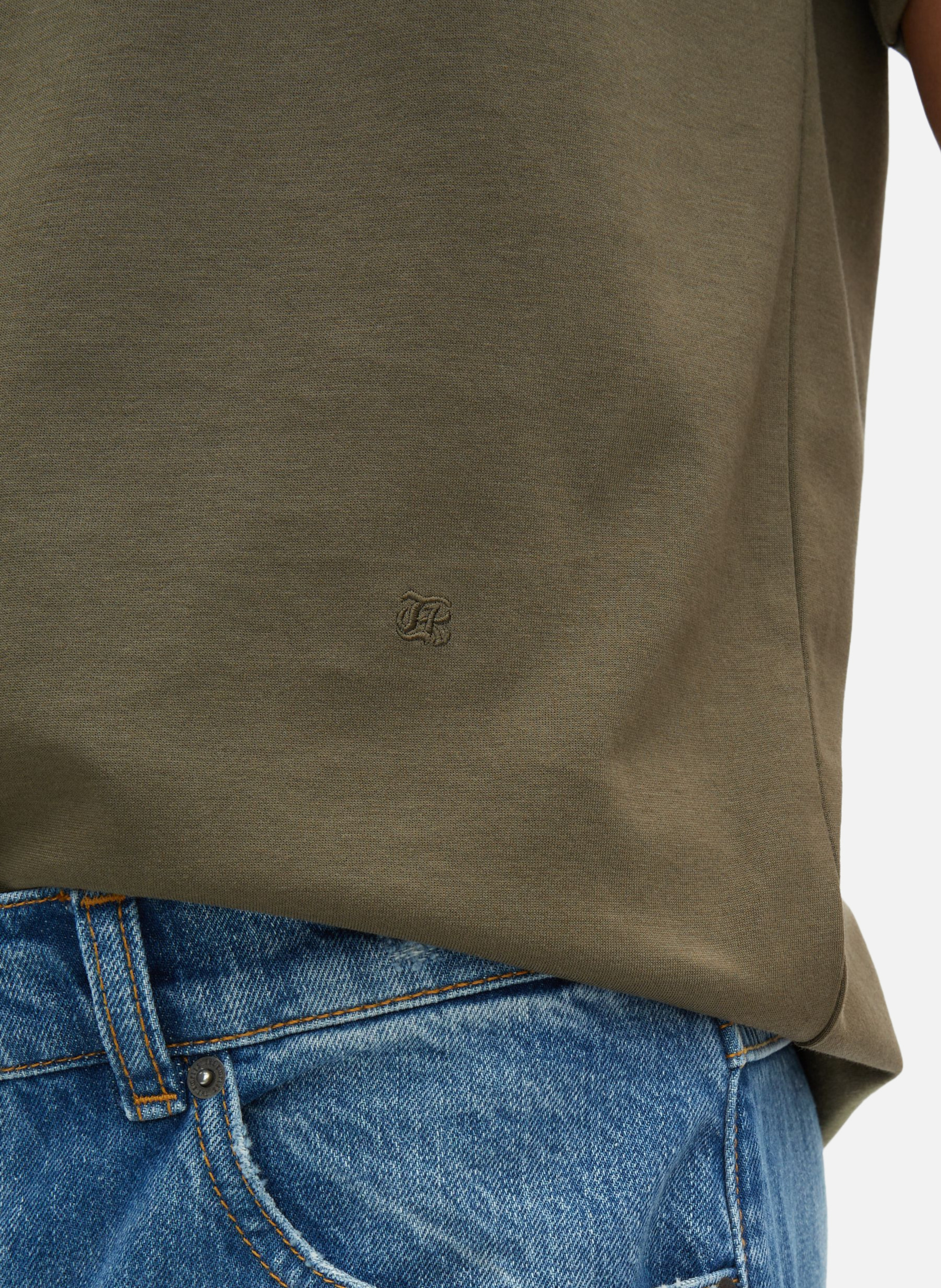 T-shirt mixte droit uni unisexe THE KOOPLES Vert